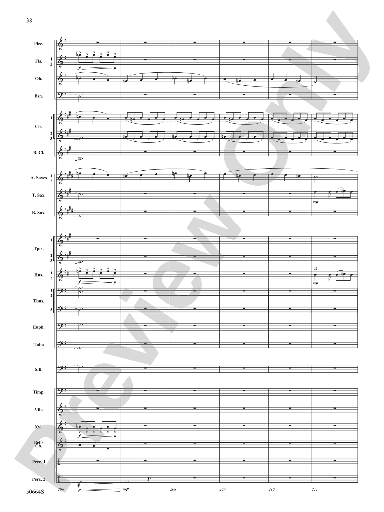 Orbital: Concert Band Conductor Score & Parts