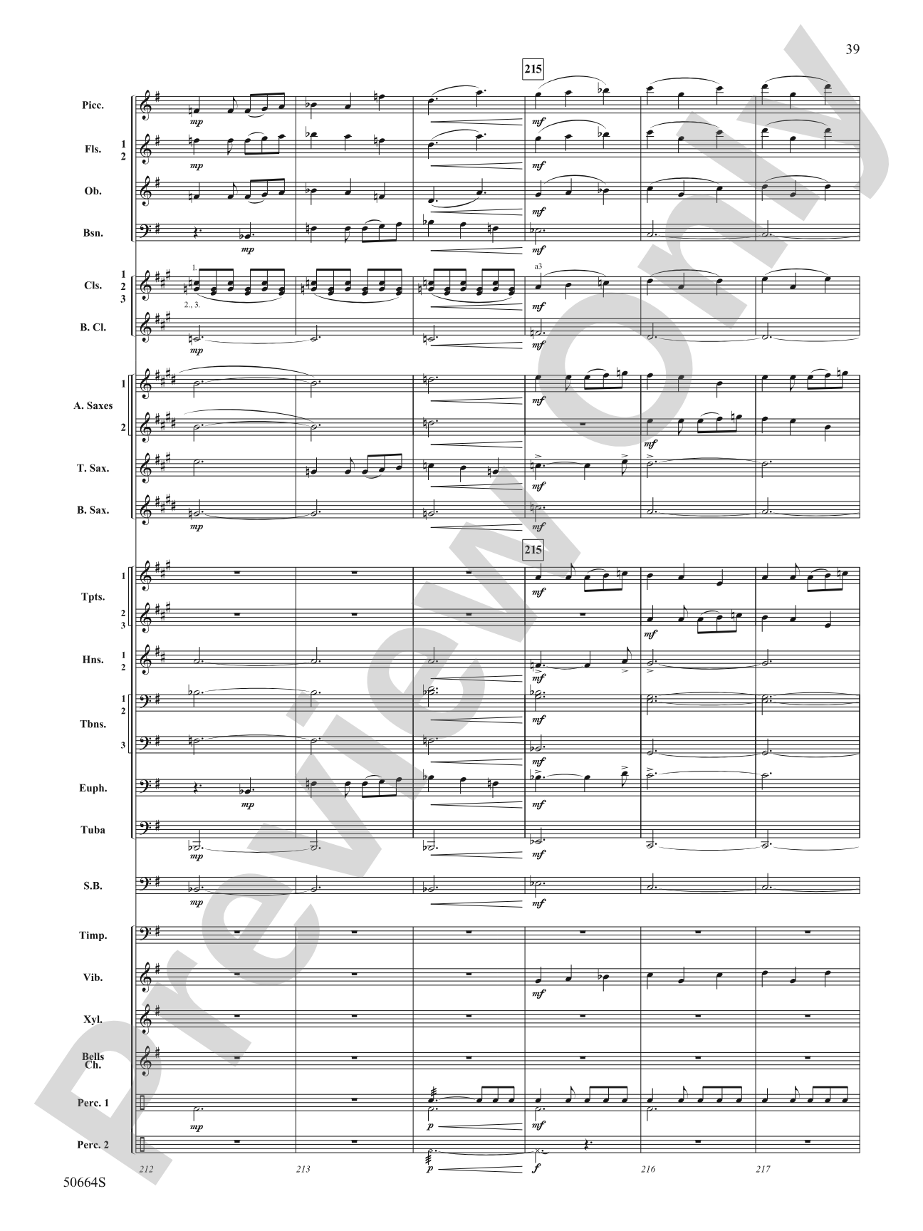 Orbital: Concert Band Conductor Score & Parts