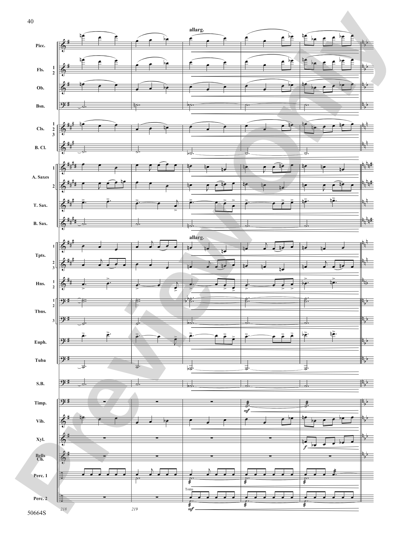 Orbital: Concert Band Conductor Score & Parts