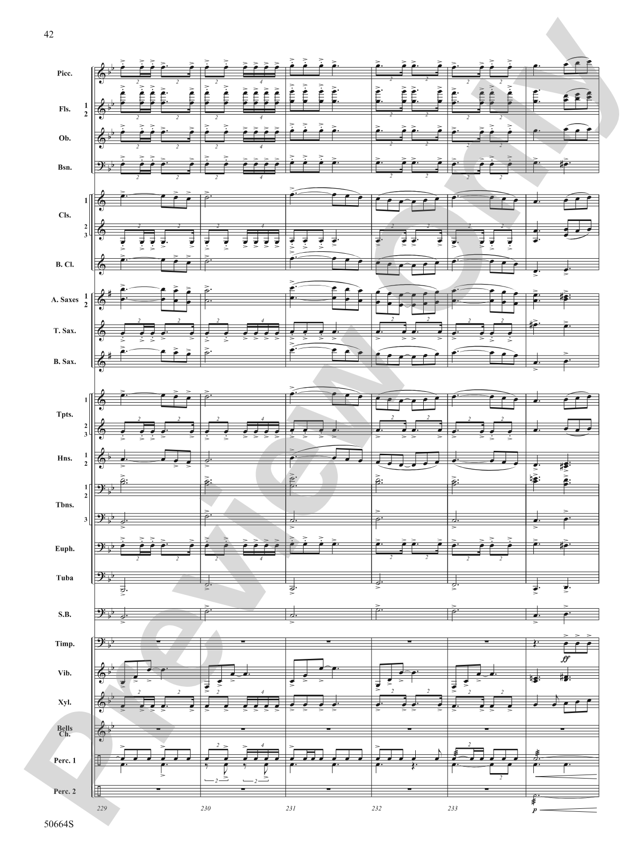 Orbital: Concert Band Conductor Score & Parts