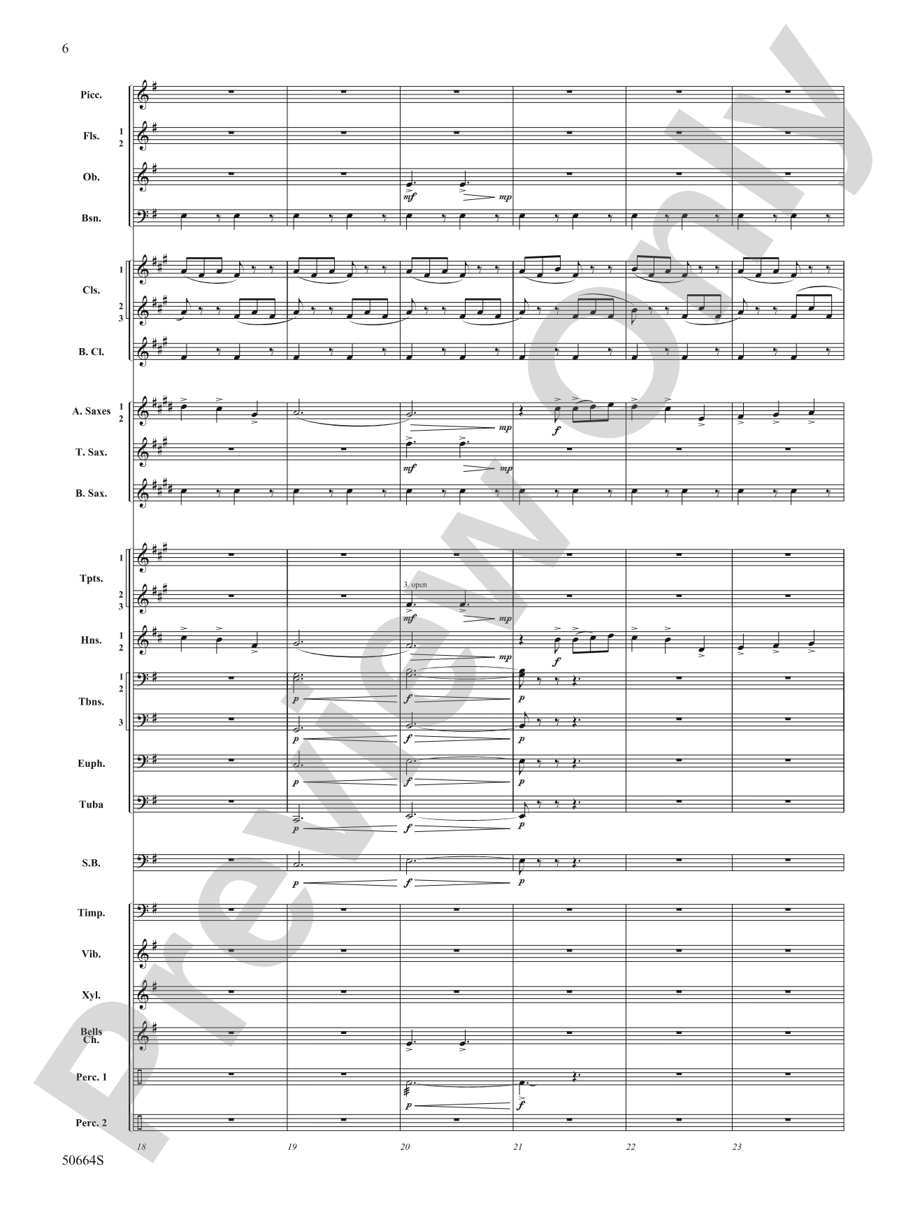 Orbital: Concert Band Conductor Score & Parts