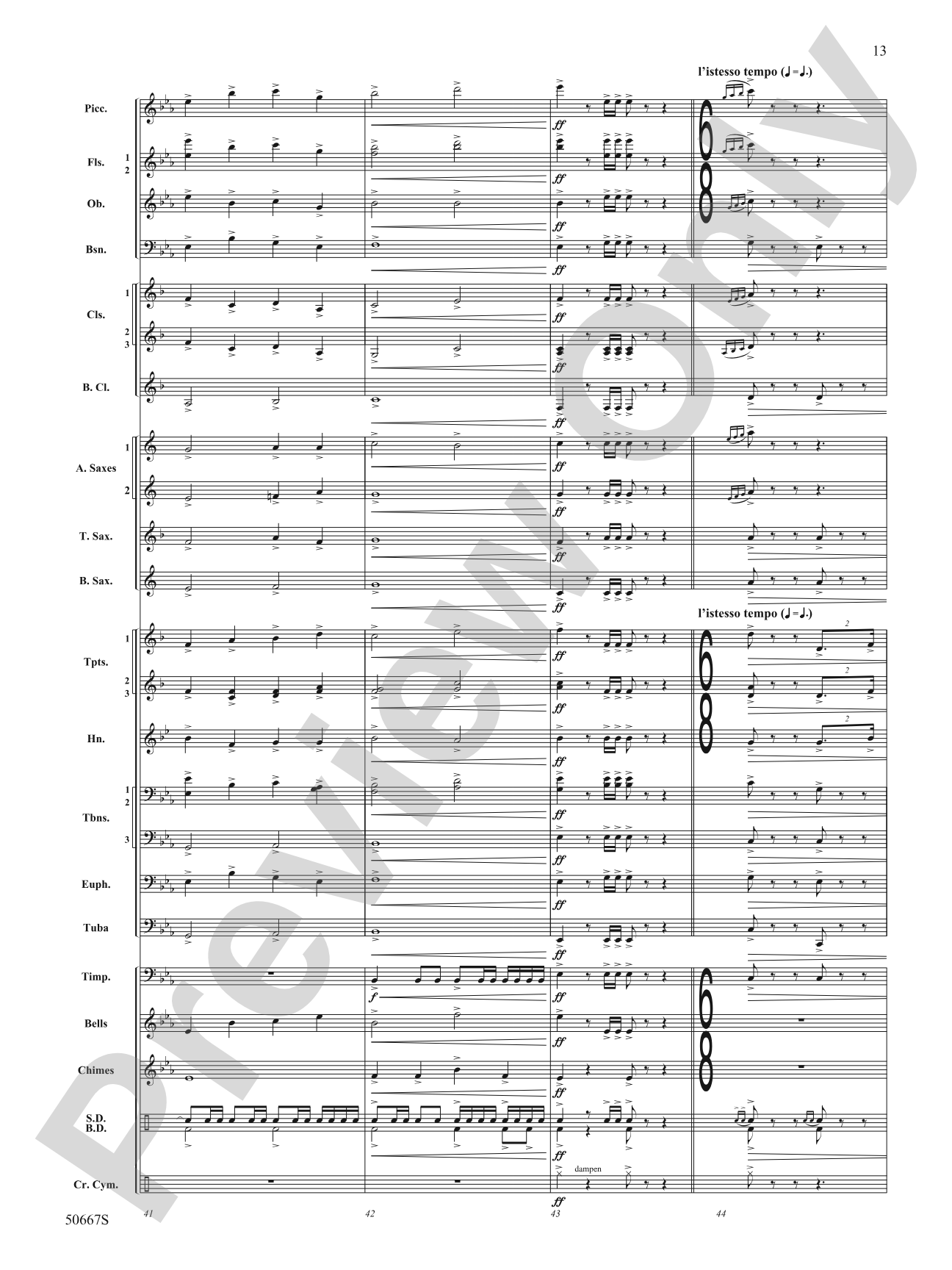 Keystone: Concert Band Conductor Score & Parts