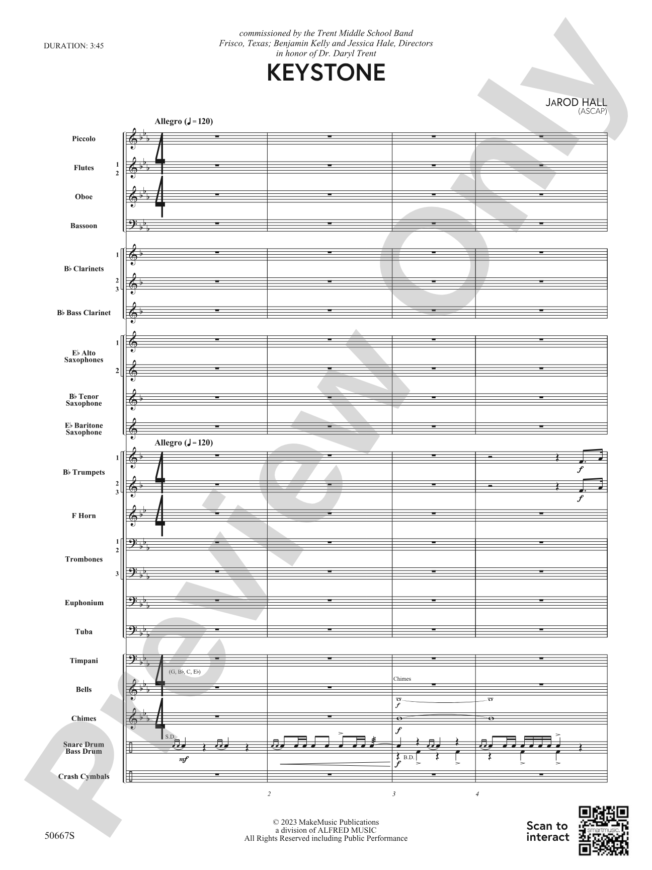 Keystone: Concert Band Conductor Score & Parts