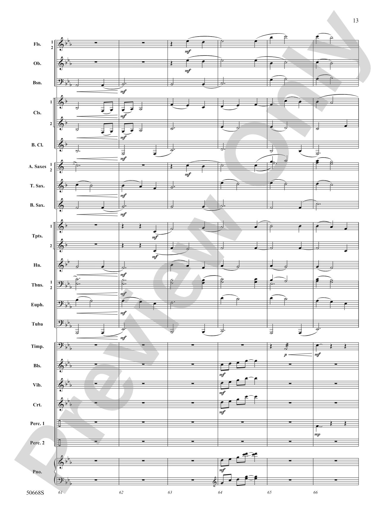 A Life Worth Living: Concert Band Conductor Score & Parts