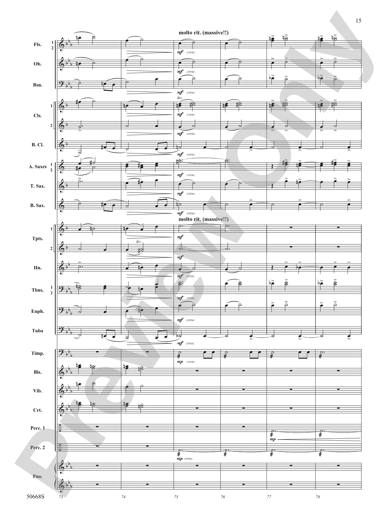 A Life Worth Living: Concert Band Conductor Score & Parts