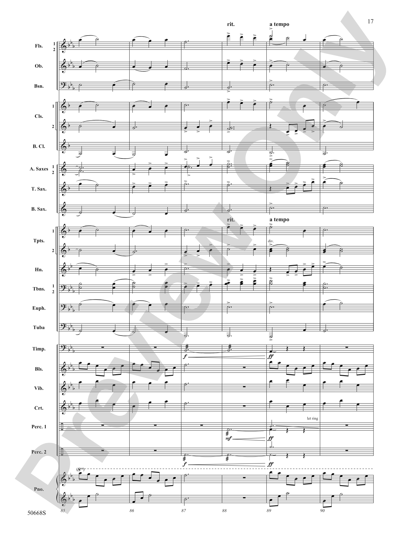 A Life Worth Living: Concert Band Conductor Score & Parts