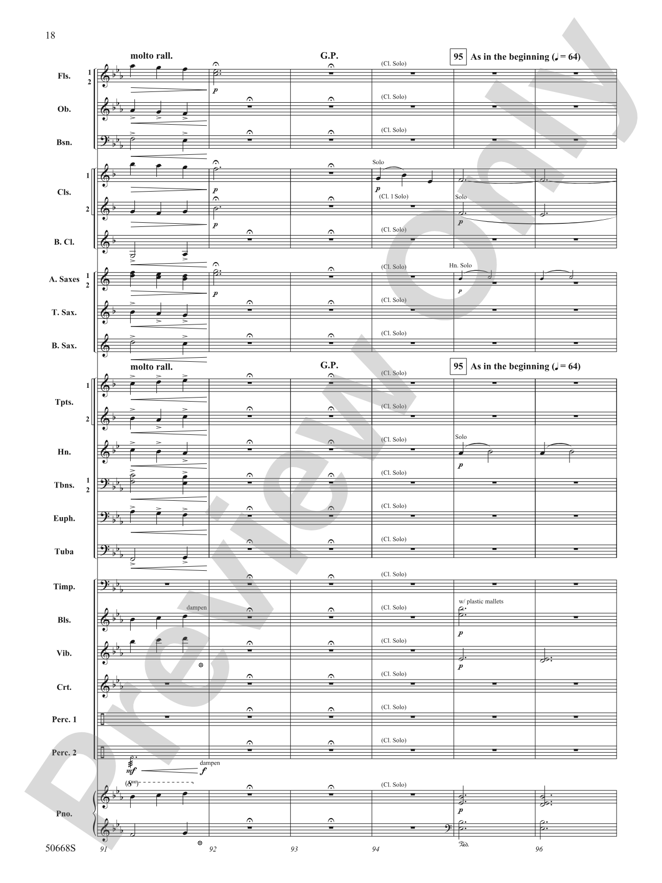 A Life Worth Living: Concert Band Conductor Score & Parts