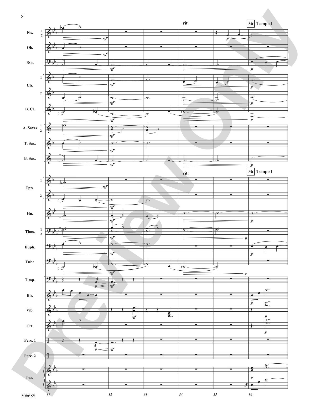 A Life Worth Living: Concert Band Conductor Score & Parts