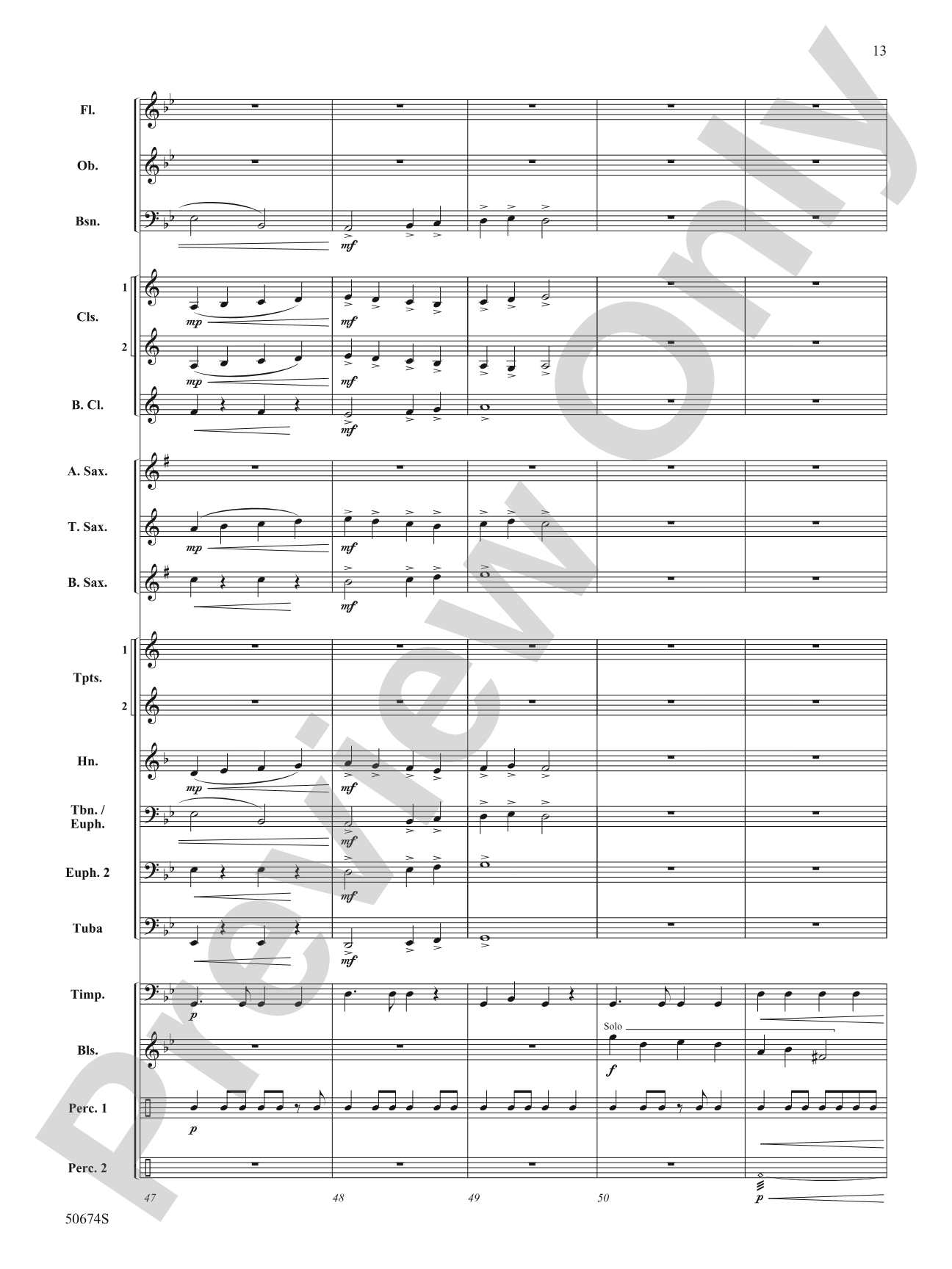 Time Lord: Concert Band Conductor Score & Parts