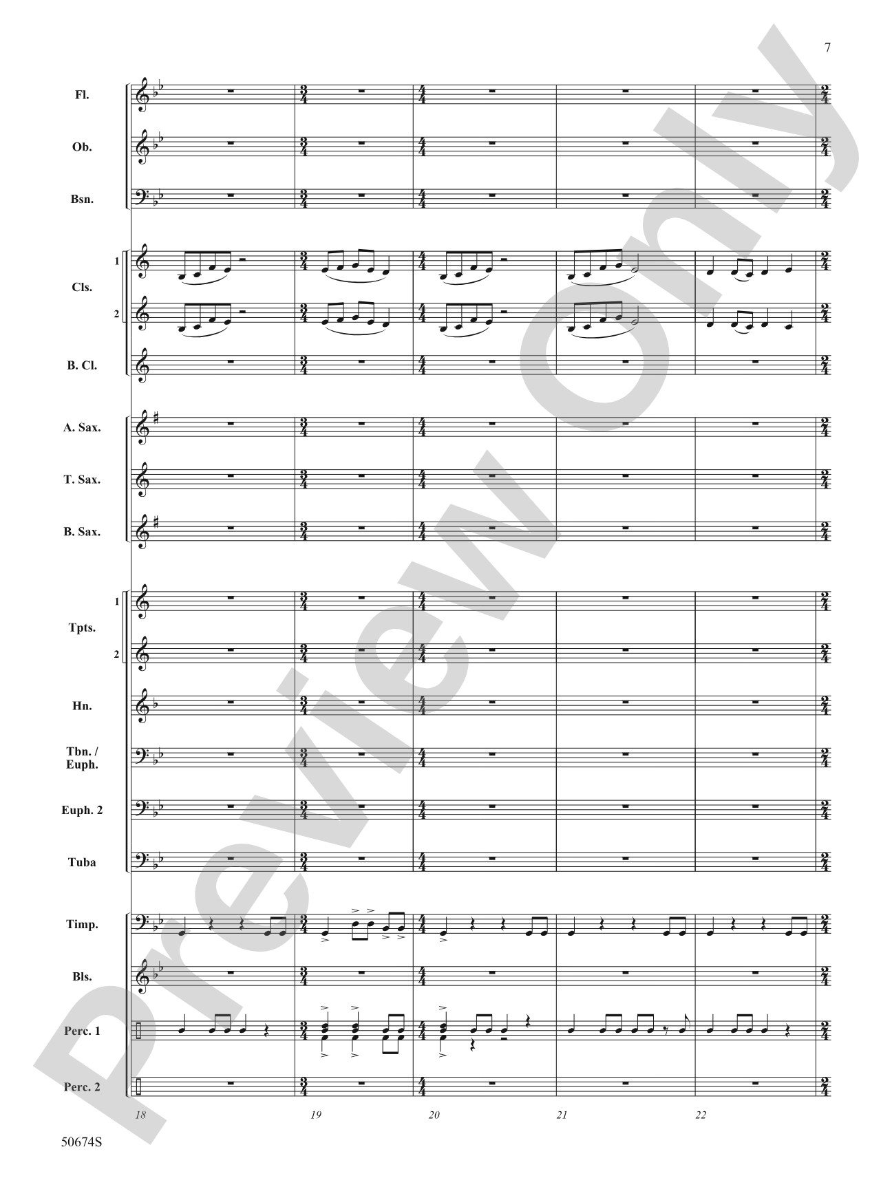 Time Lord: Concert Band Conductor Score & Parts