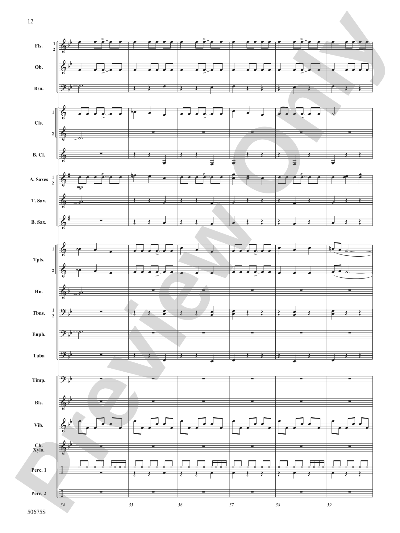 Emblazoned: Concert Band Conductor Score & Parts