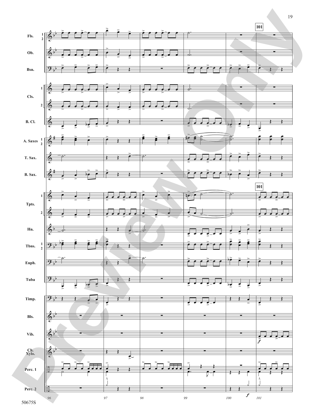 Emblazoned: Concert Band Conductor Score & Parts