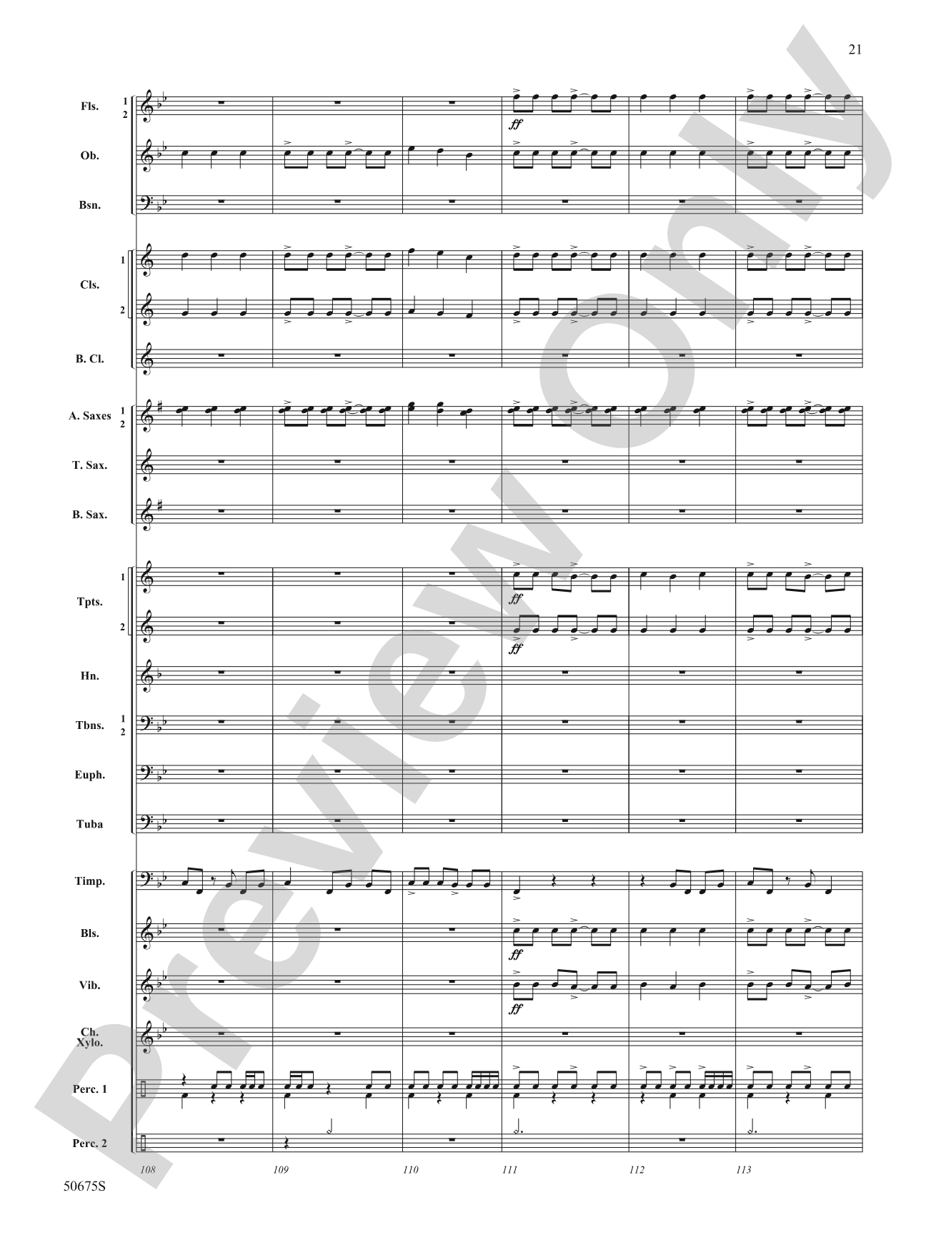 Emblazoned: Concert Band Conductor Score & Parts