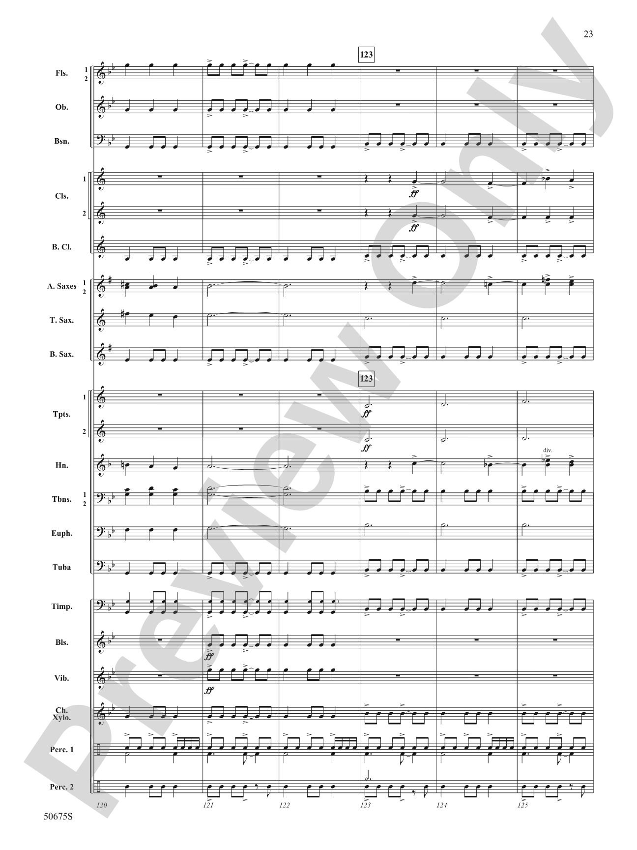 Emblazoned: Concert Band Conductor Score & Parts