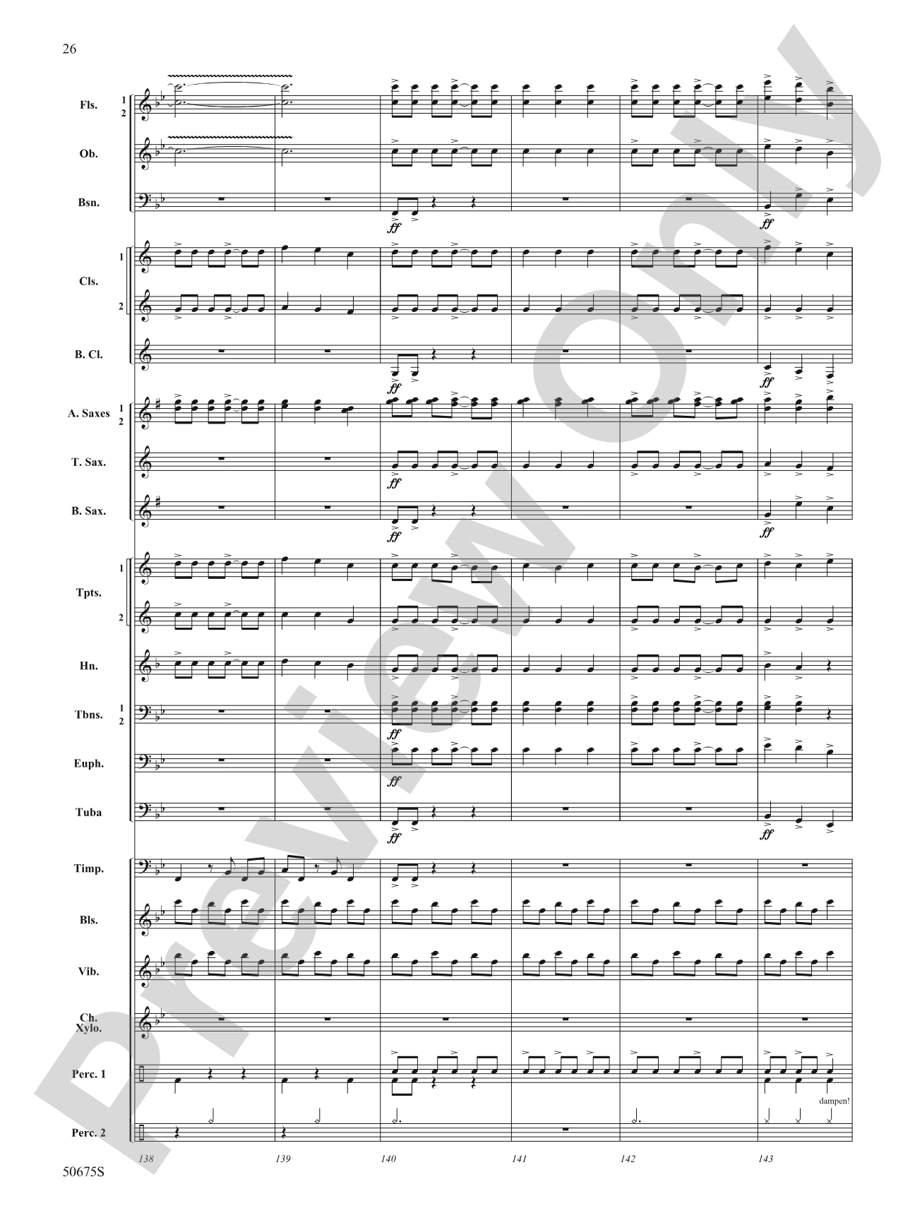 Emblazoned: Concert Band Conductor Score & Parts