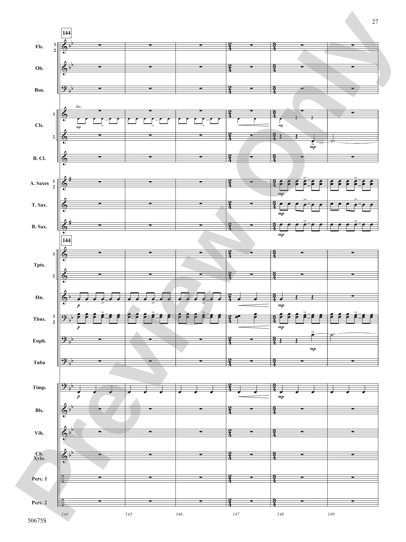 Emblazoned: Concert Band Conductor Score & Parts