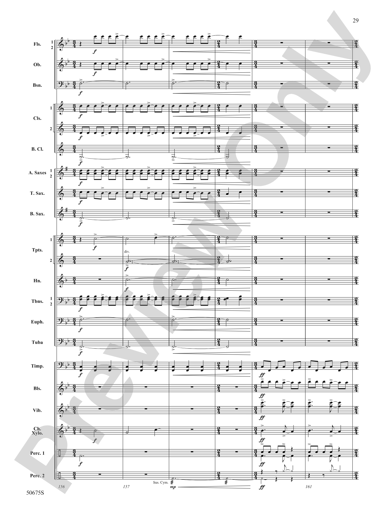 Emblazoned: Concert Band Conductor Score & Parts