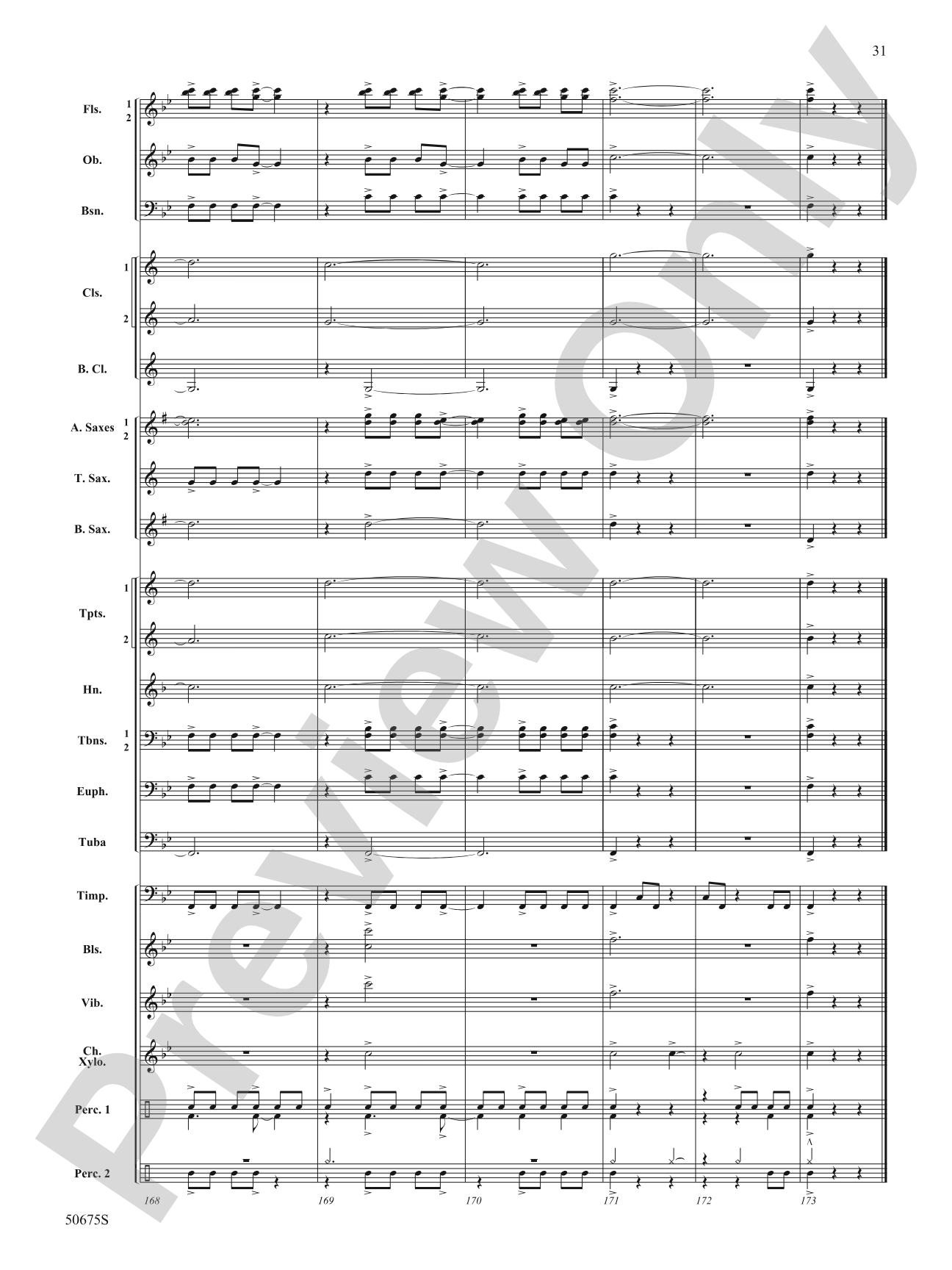 Emblazoned: Concert Band Conductor Score & Parts