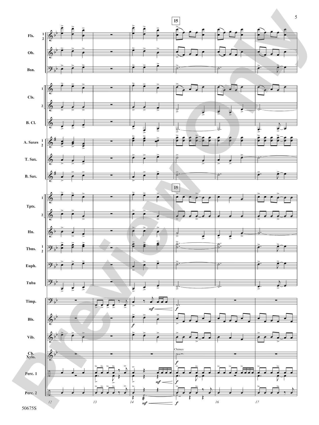 Emblazoned: Concert Band Conductor Score & Parts