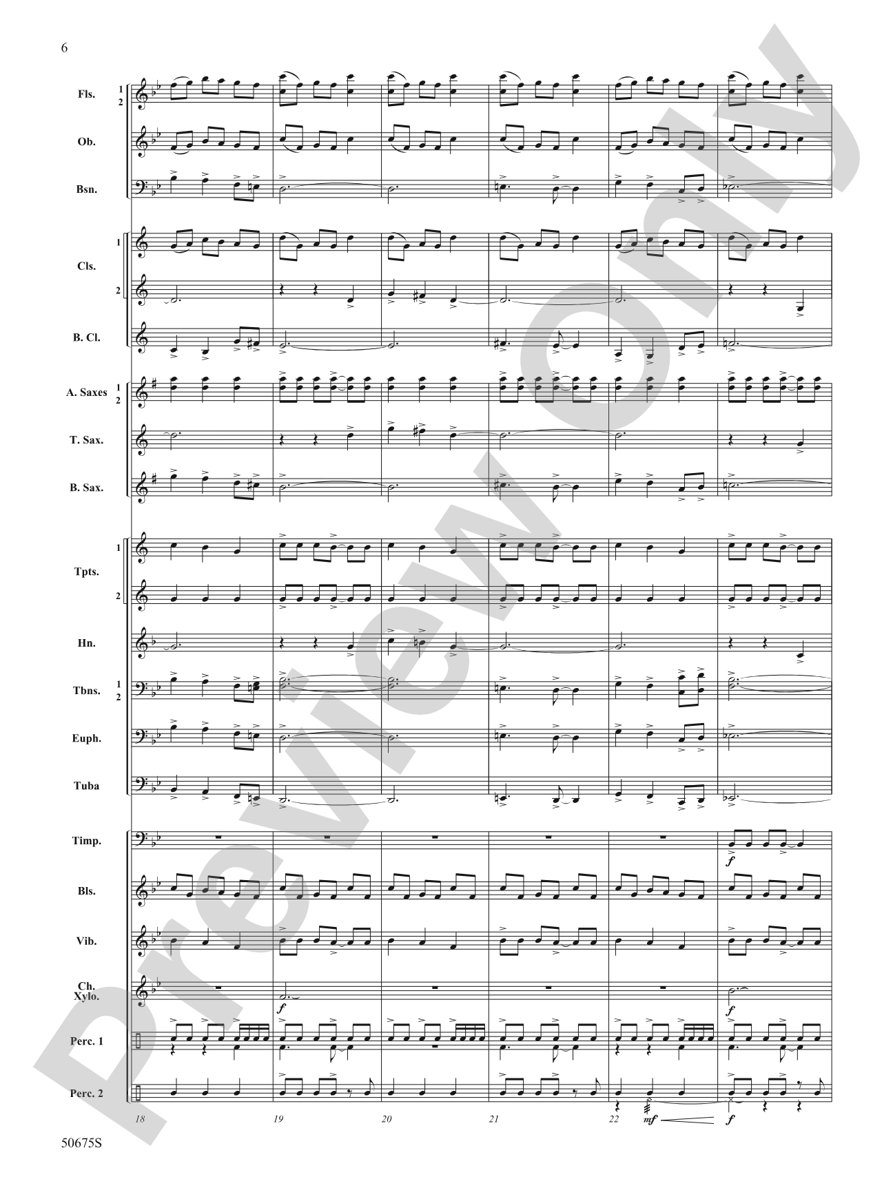 Emblazoned: Concert Band Conductor Score & Parts