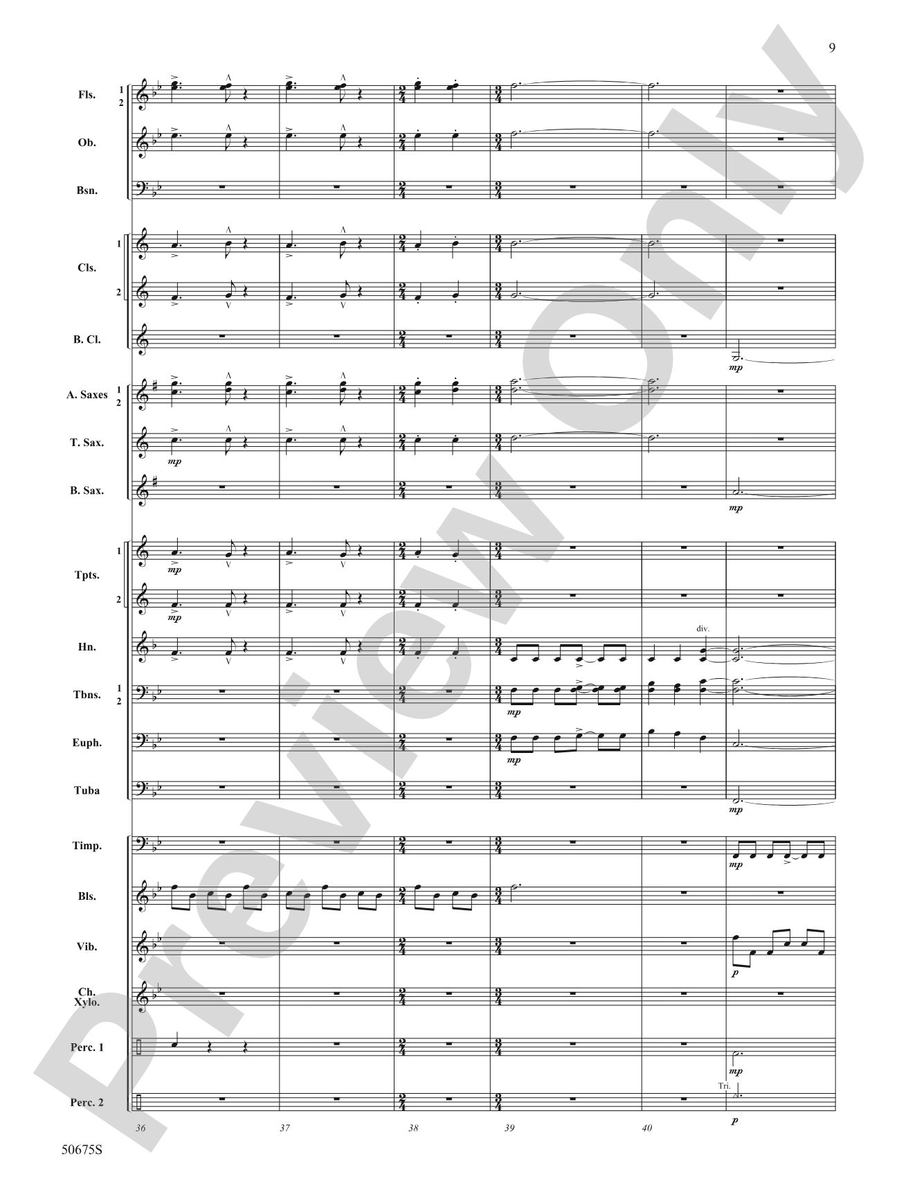Emblazoned: Concert Band Conductor Score & Parts