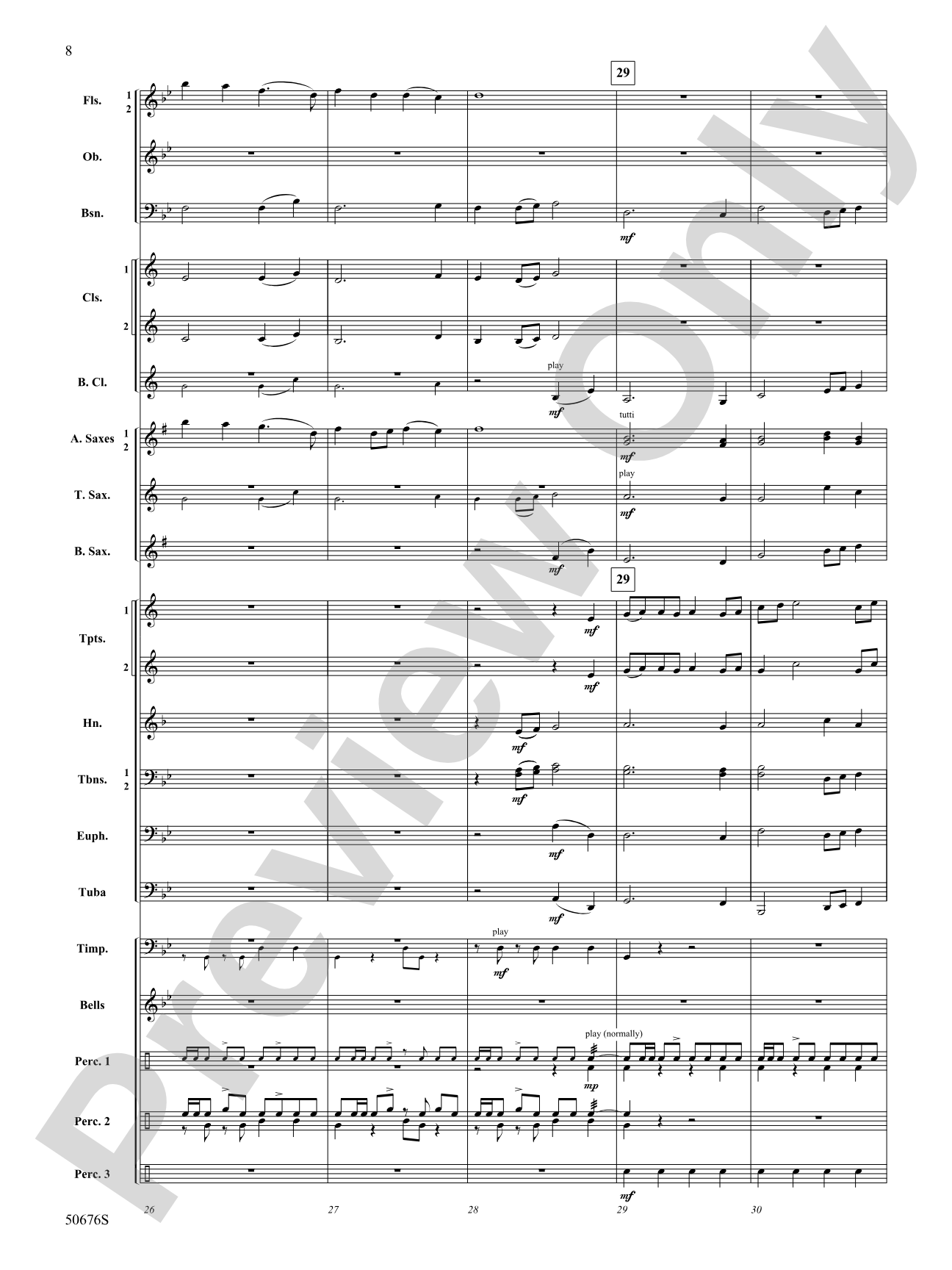 Struck by the Ree: Concert Band Conductor Score & Parts