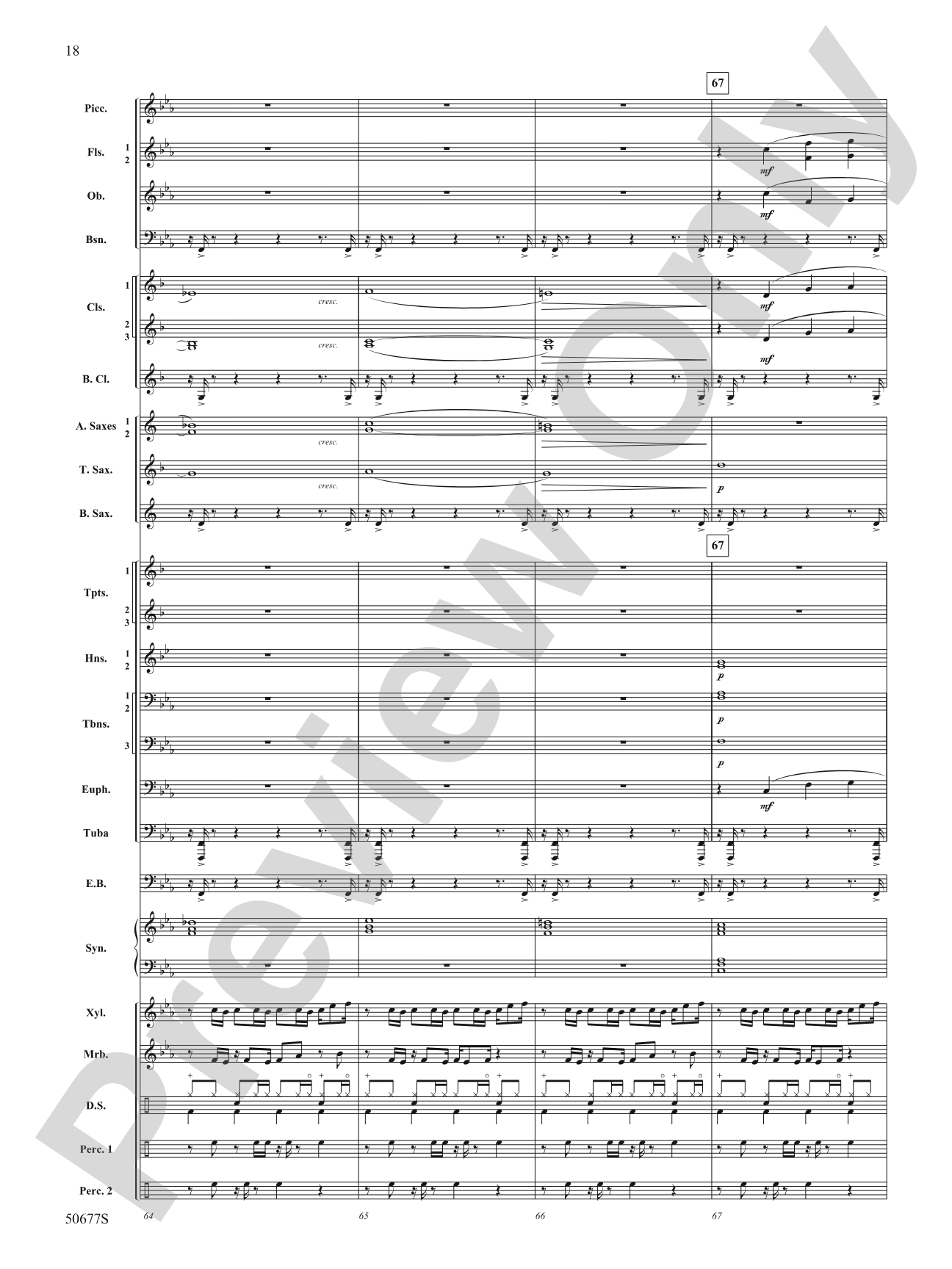 Thriller: Concert Band Conductor Score & Parts