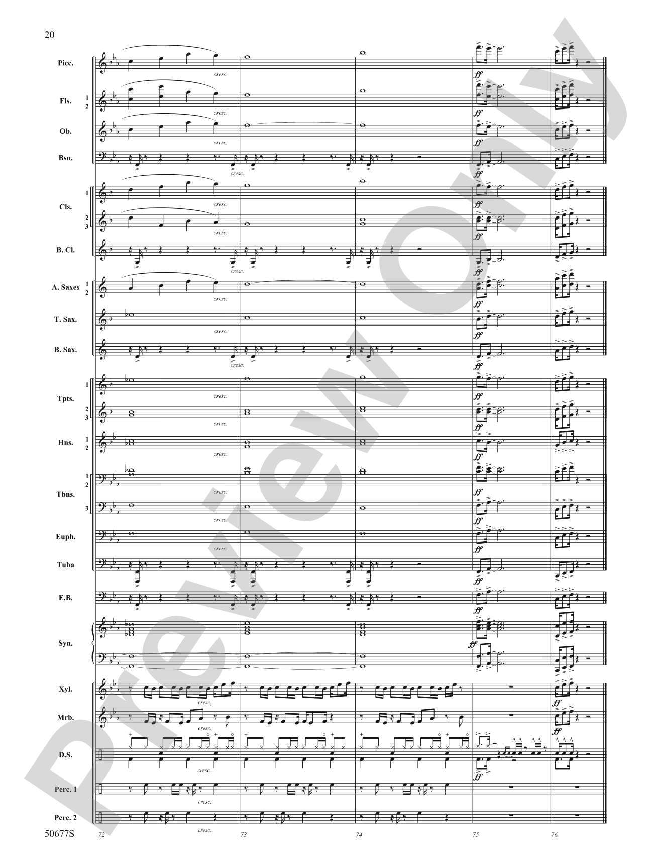 Thriller: Concert Band Conductor Score & Parts