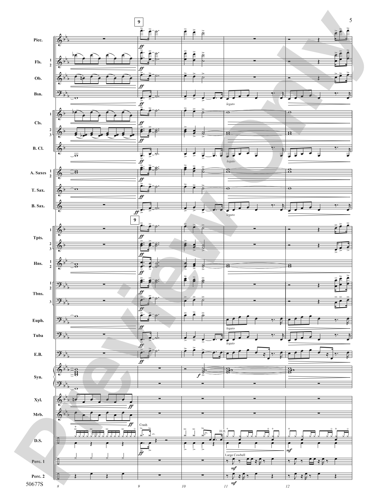 Thriller: Concert Band Conductor Score & Parts