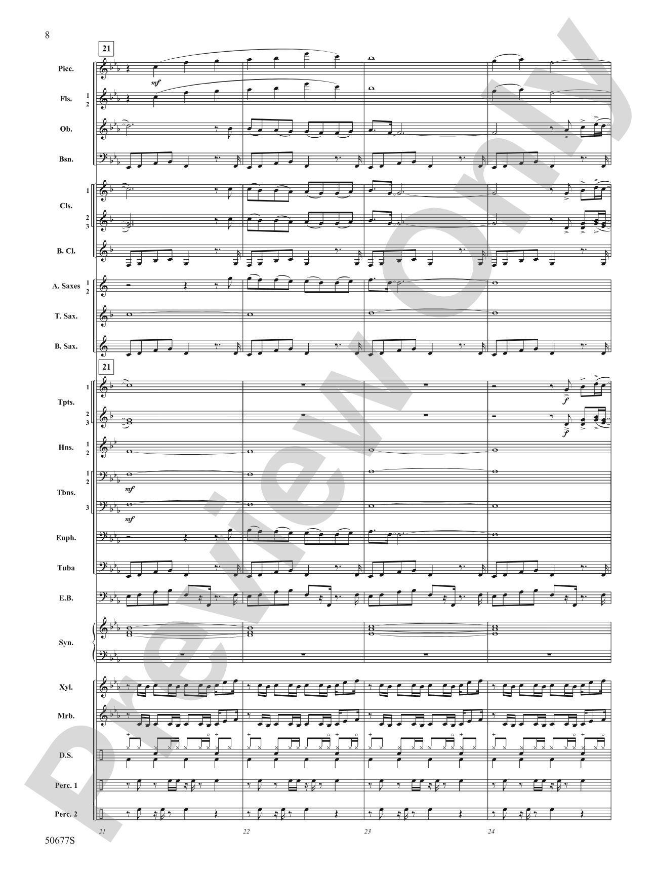 Thriller: Concert Band Conductor Score & Parts