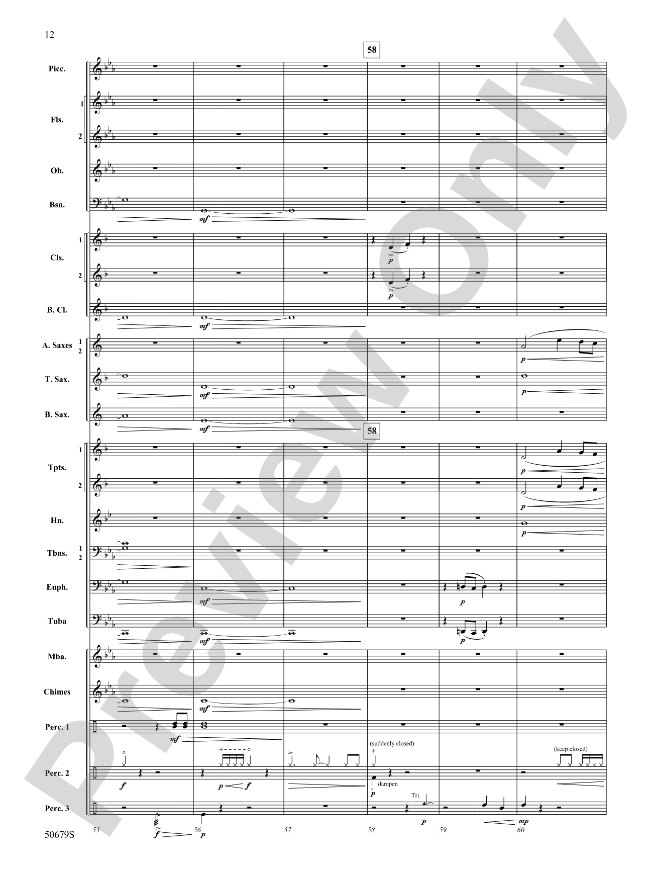 Three Minutes to Midnight: Concert Band Conductor Score & Parts