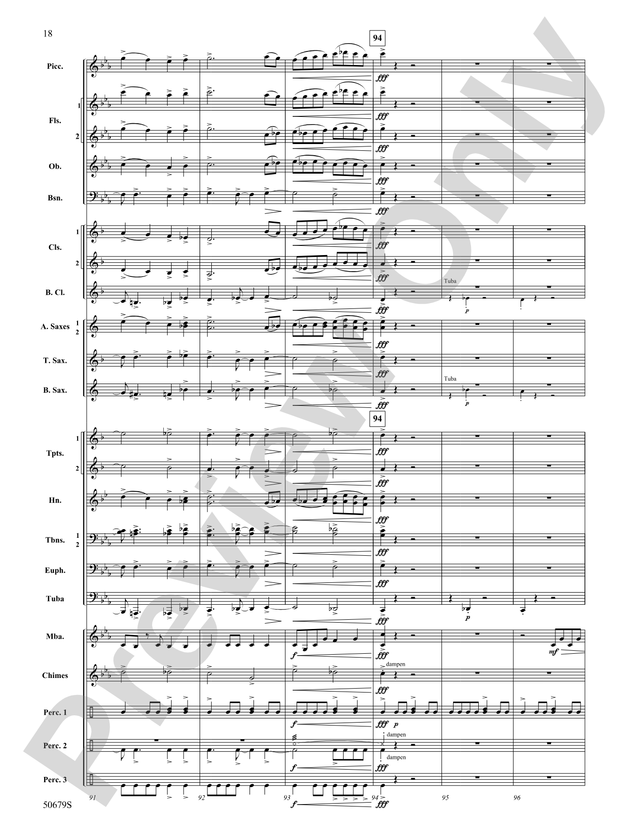Three Minutes to Midnight: Concert Band Conductor Score & Parts