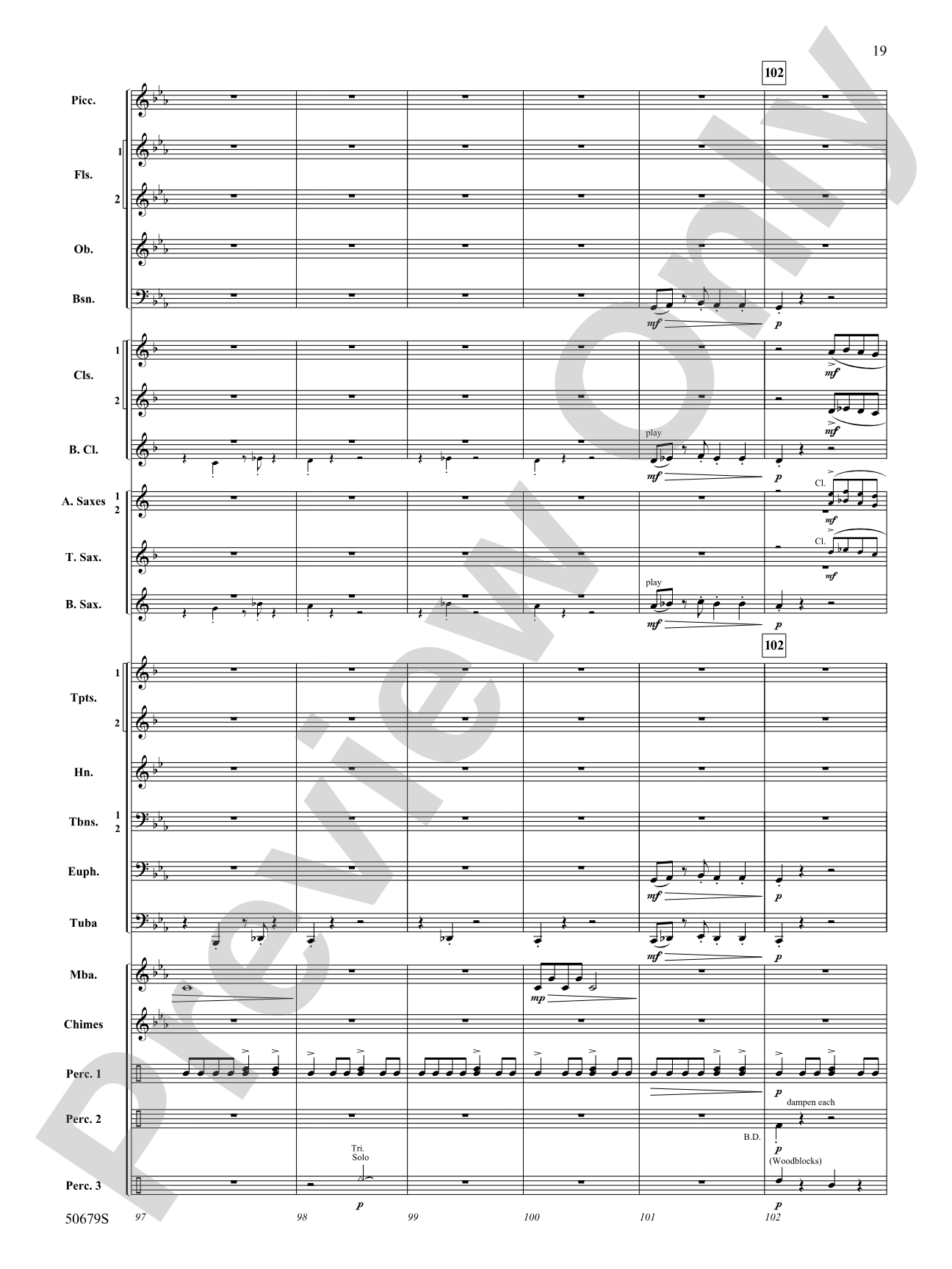 Three Minutes to Midnight: Concert Band Conductor Score & Parts