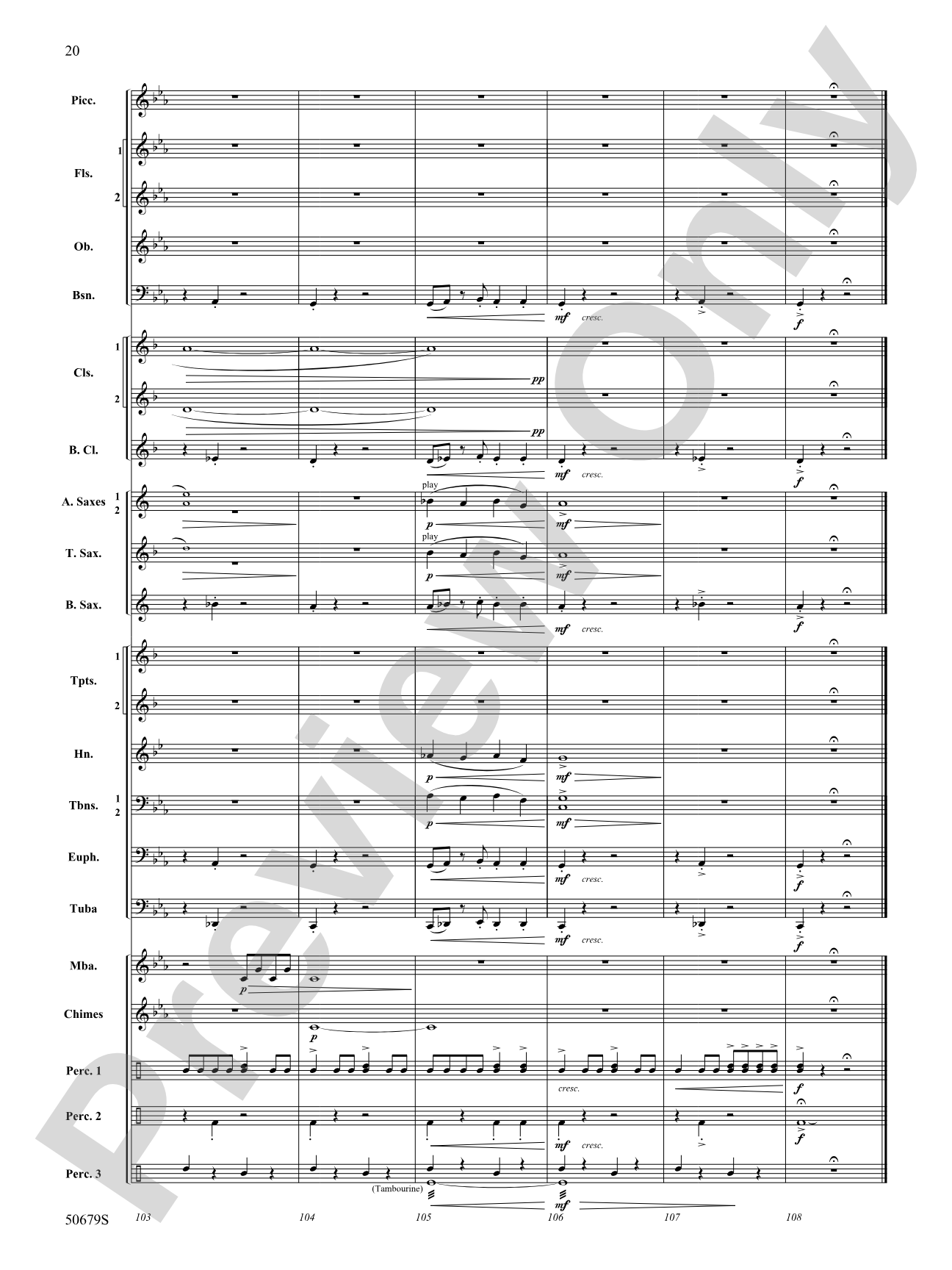 Three Minutes to Midnight: Concert Band Conductor Score & Parts