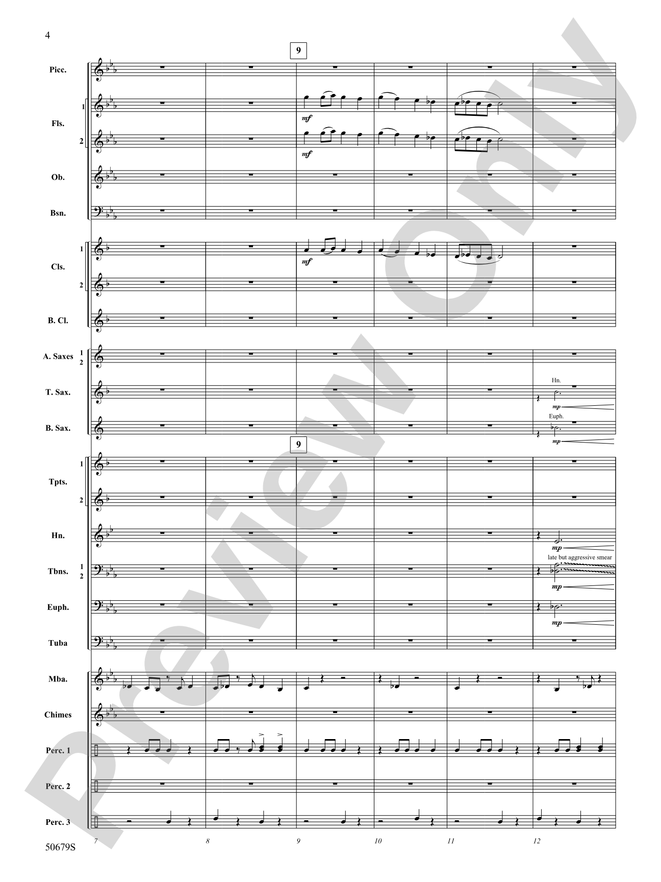Three Minutes to Midnight: Concert Band Conductor Score & Parts