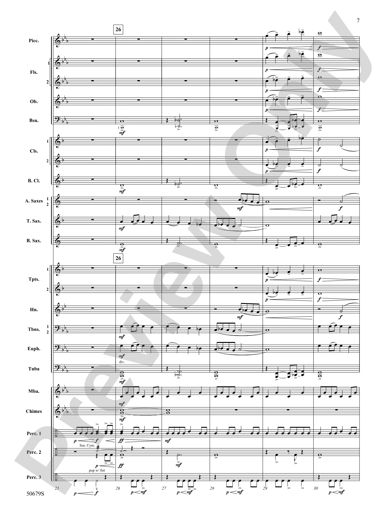 Three Minutes to Midnight: Concert Band Conductor Score & Parts