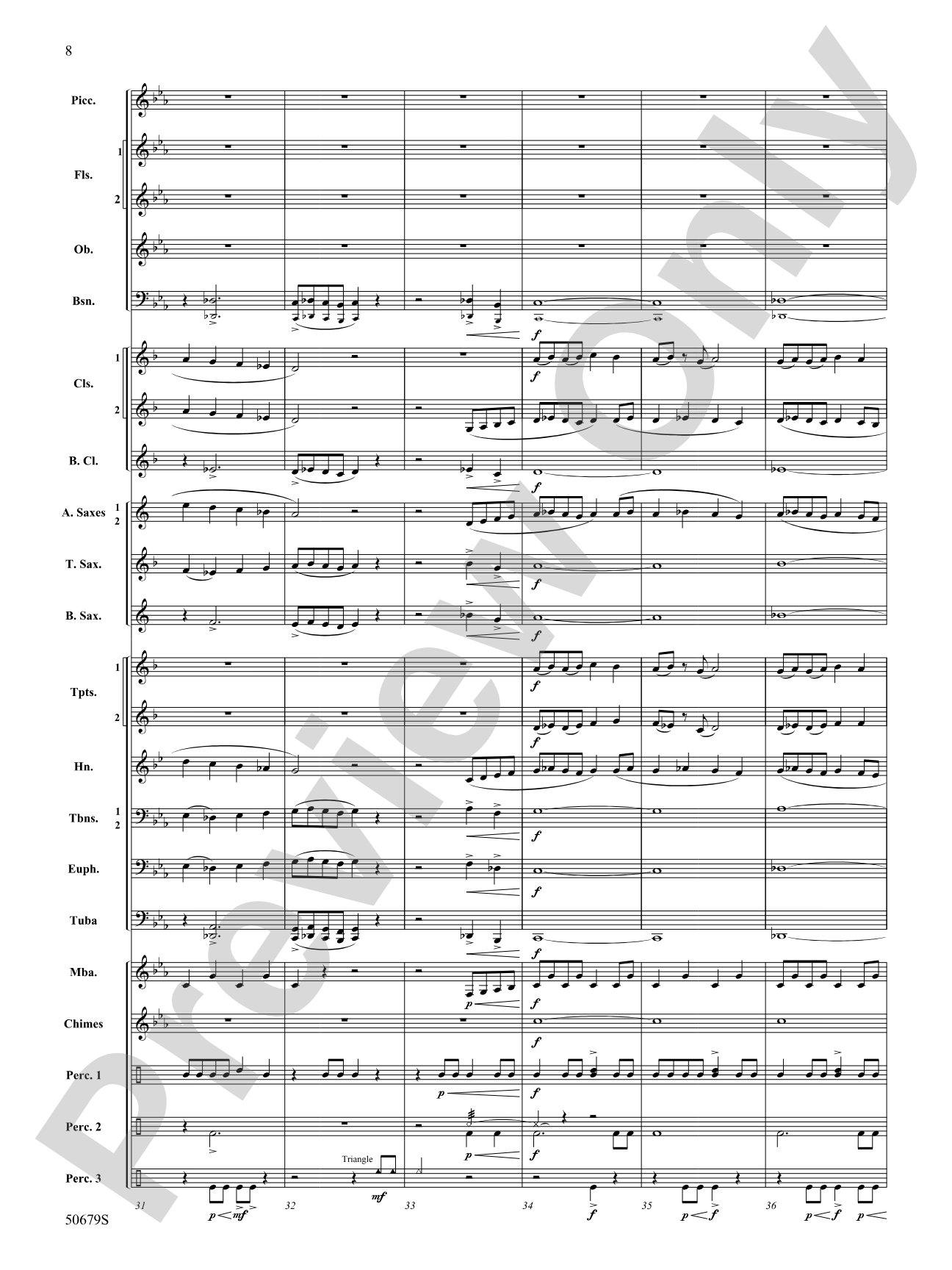 Three Minutes to Midnight: Concert Band Conductor Score & Parts