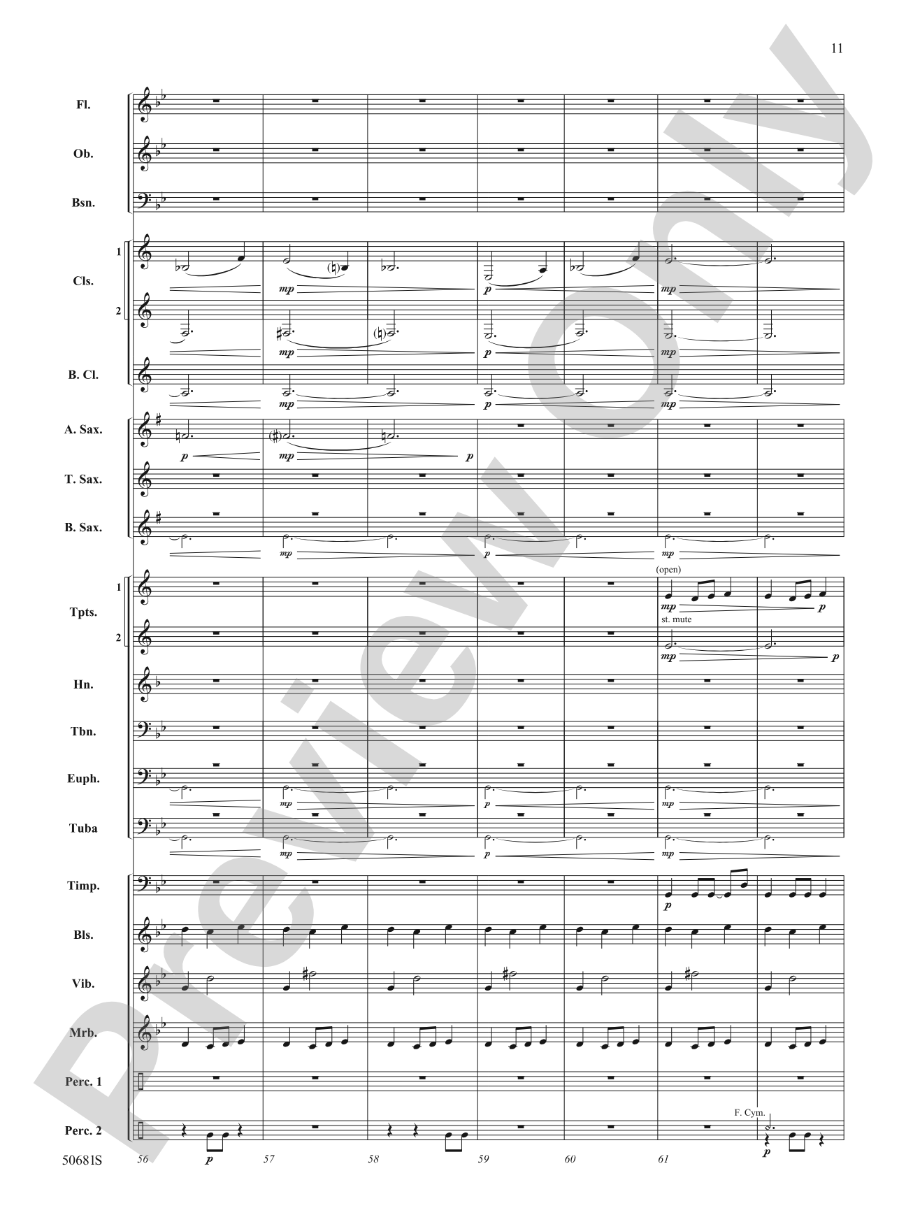 Primeval Dance: Concert Band Conductor Score & Parts
