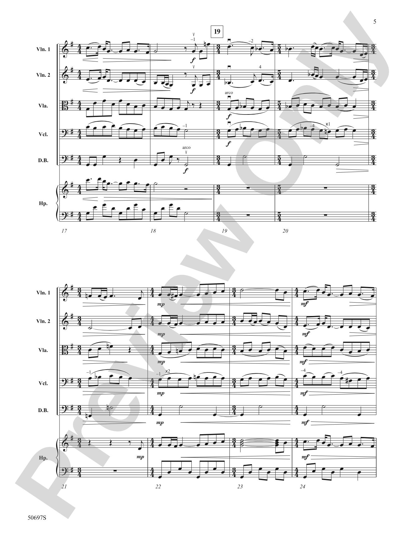 The Wexford Carol: String Orchestra Conductor Score & Parts