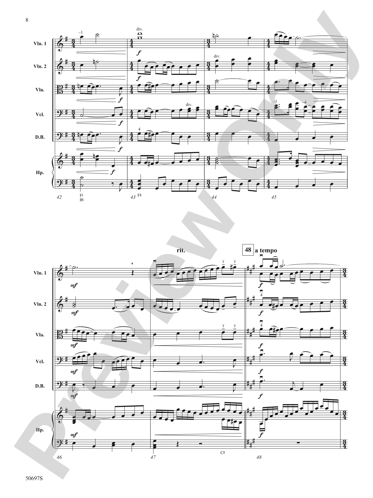 The Wexford Carol: String Orchestra Conductor Score & Parts