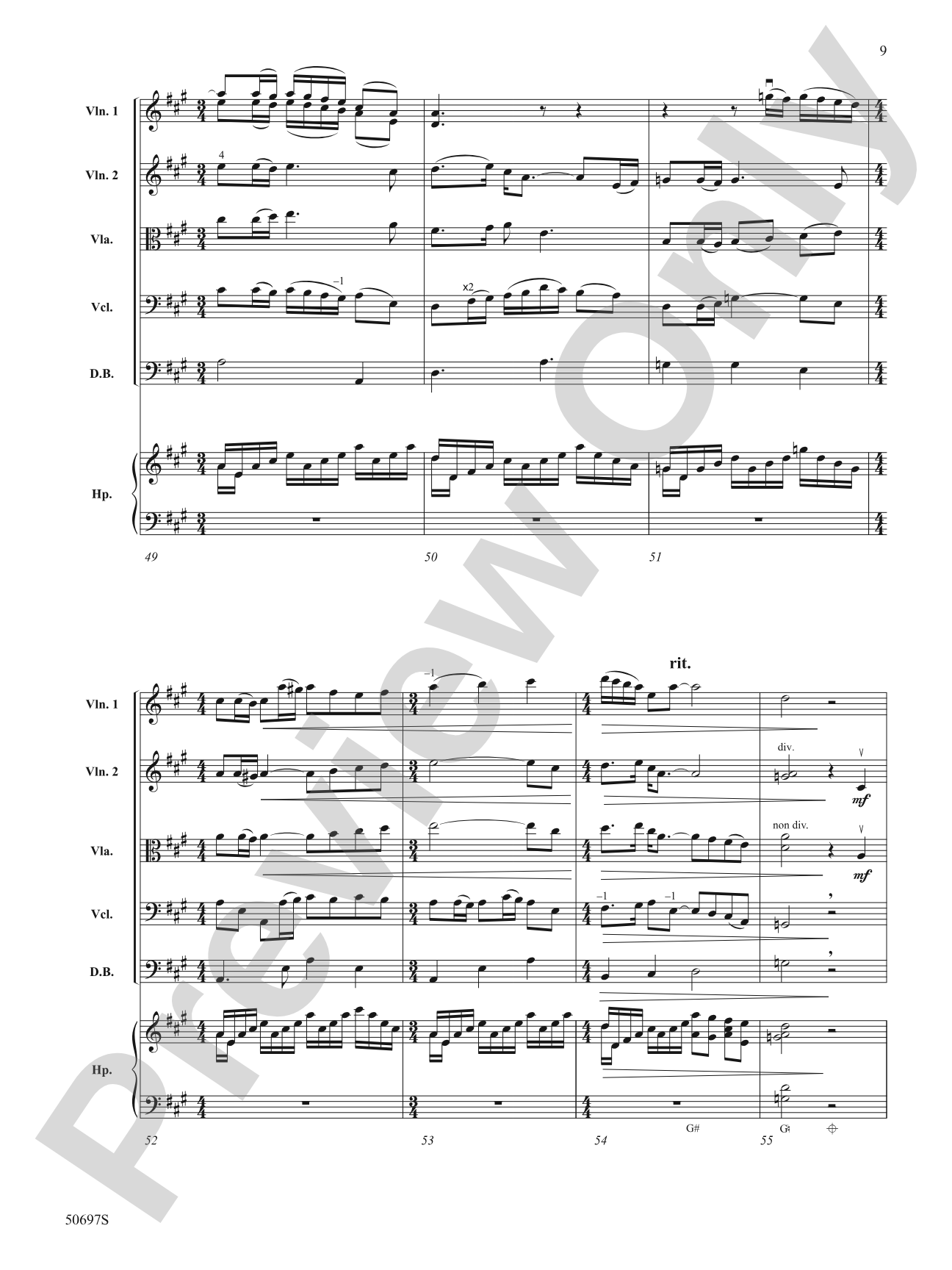 The Wexford Carol: String Orchestra Conductor Score & Parts