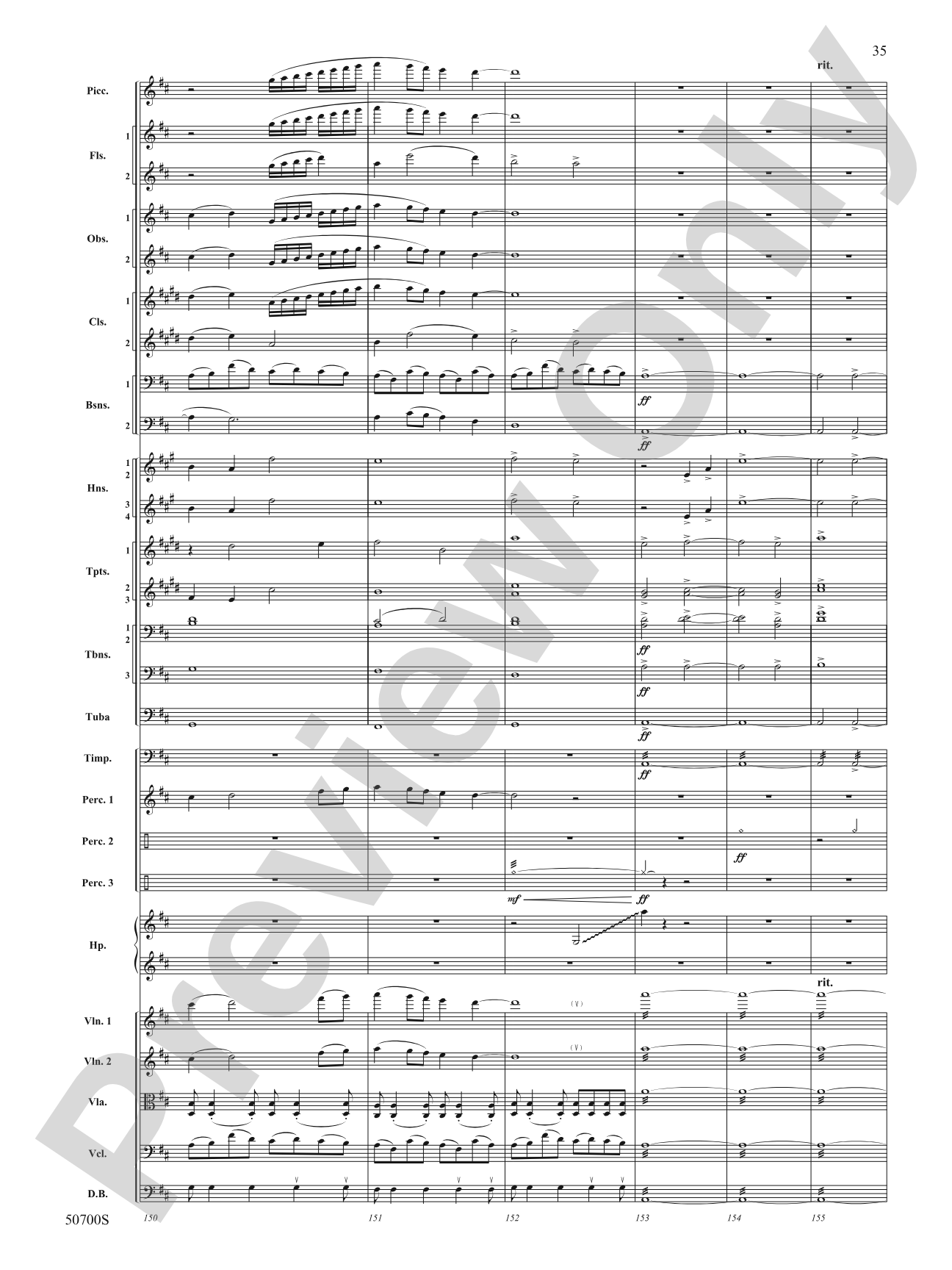 (Up)Lifted: Full Orchestra Conductor Score & Parts