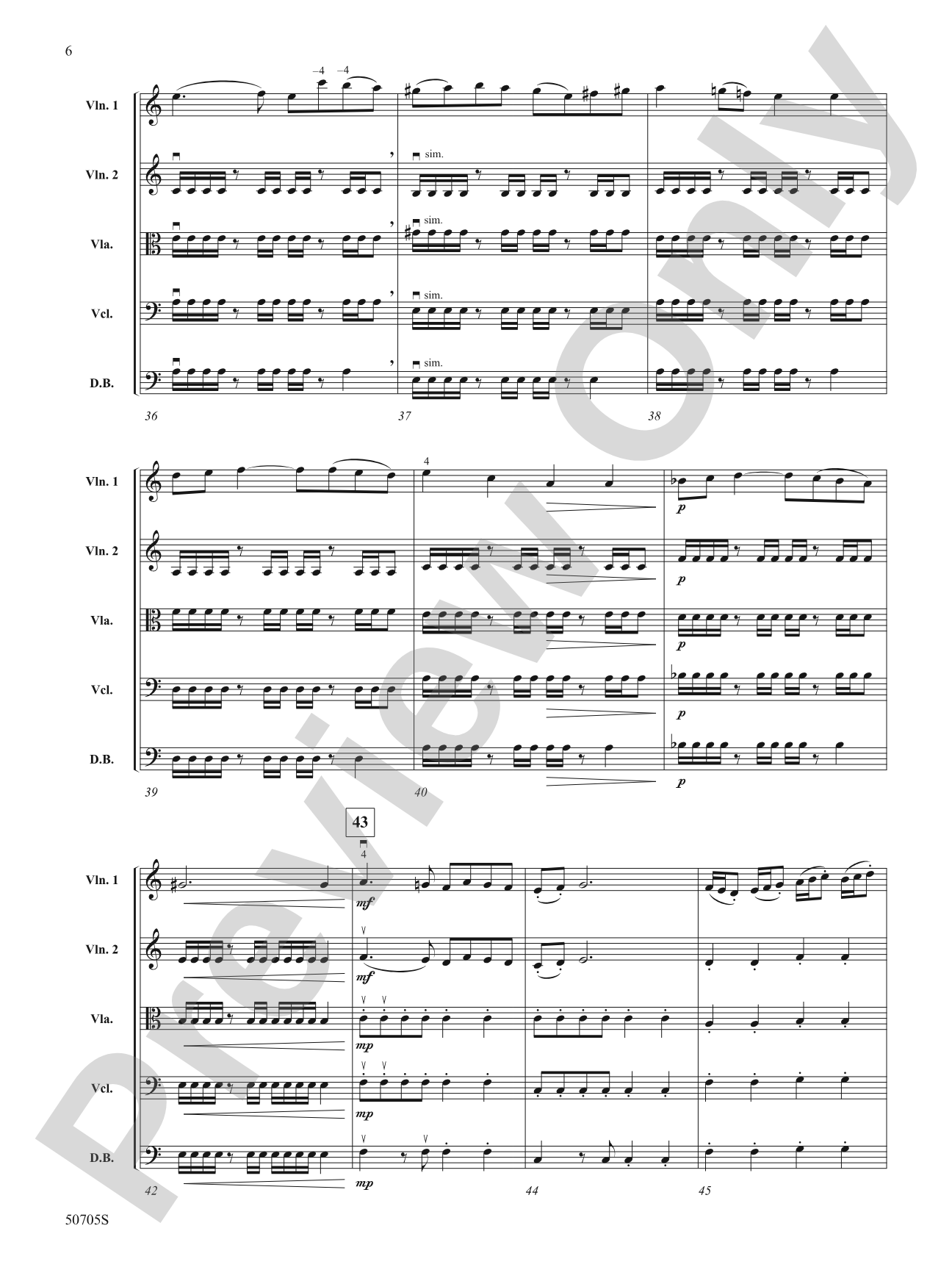 Rush: String Orchestra Conductor Score & Parts