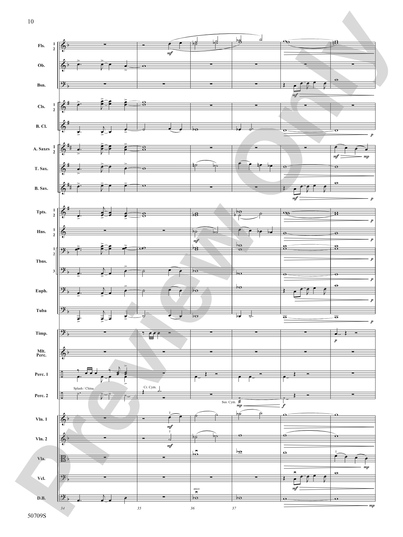 Opening Night: Full Orchestra Conductor Score & Parts