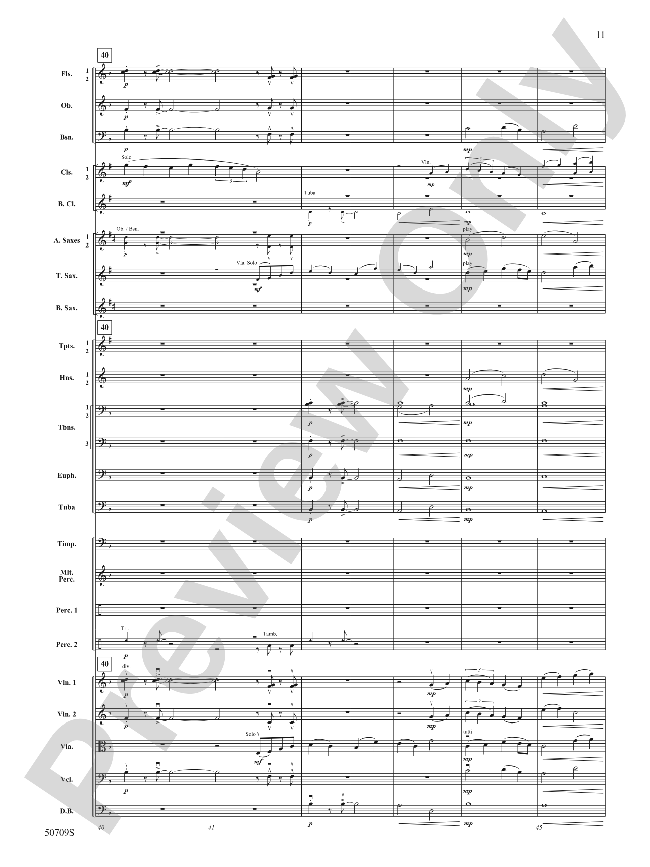 Opening Night: Full Orchestra Conductor Score & Parts