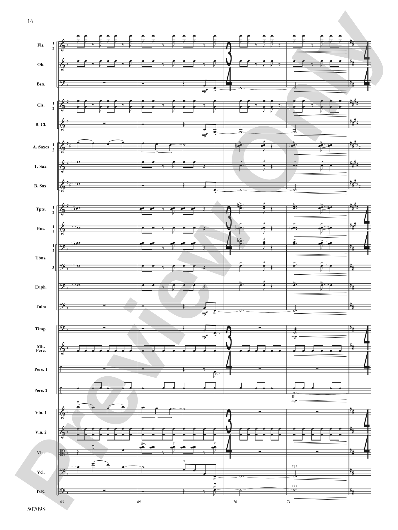 Opening Night: Full Orchestra Conductor Score & Parts