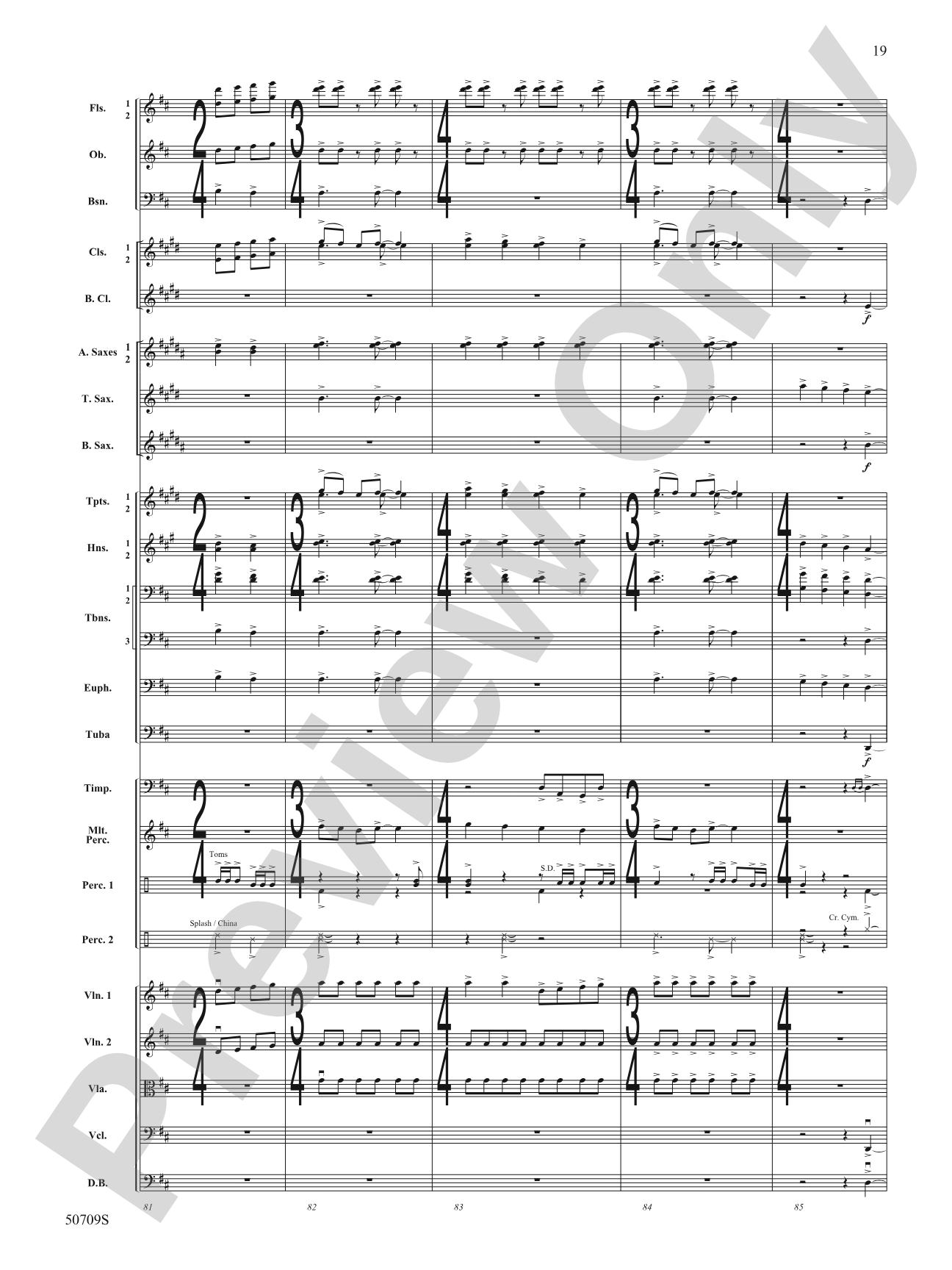 Opening Night: Full Orchestra Conductor Score & Parts