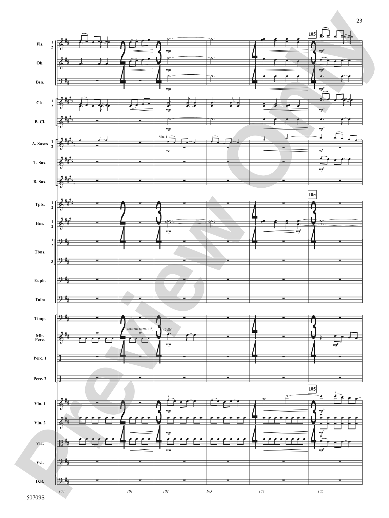 Opening Night: Full Orchestra Conductor Score & Parts