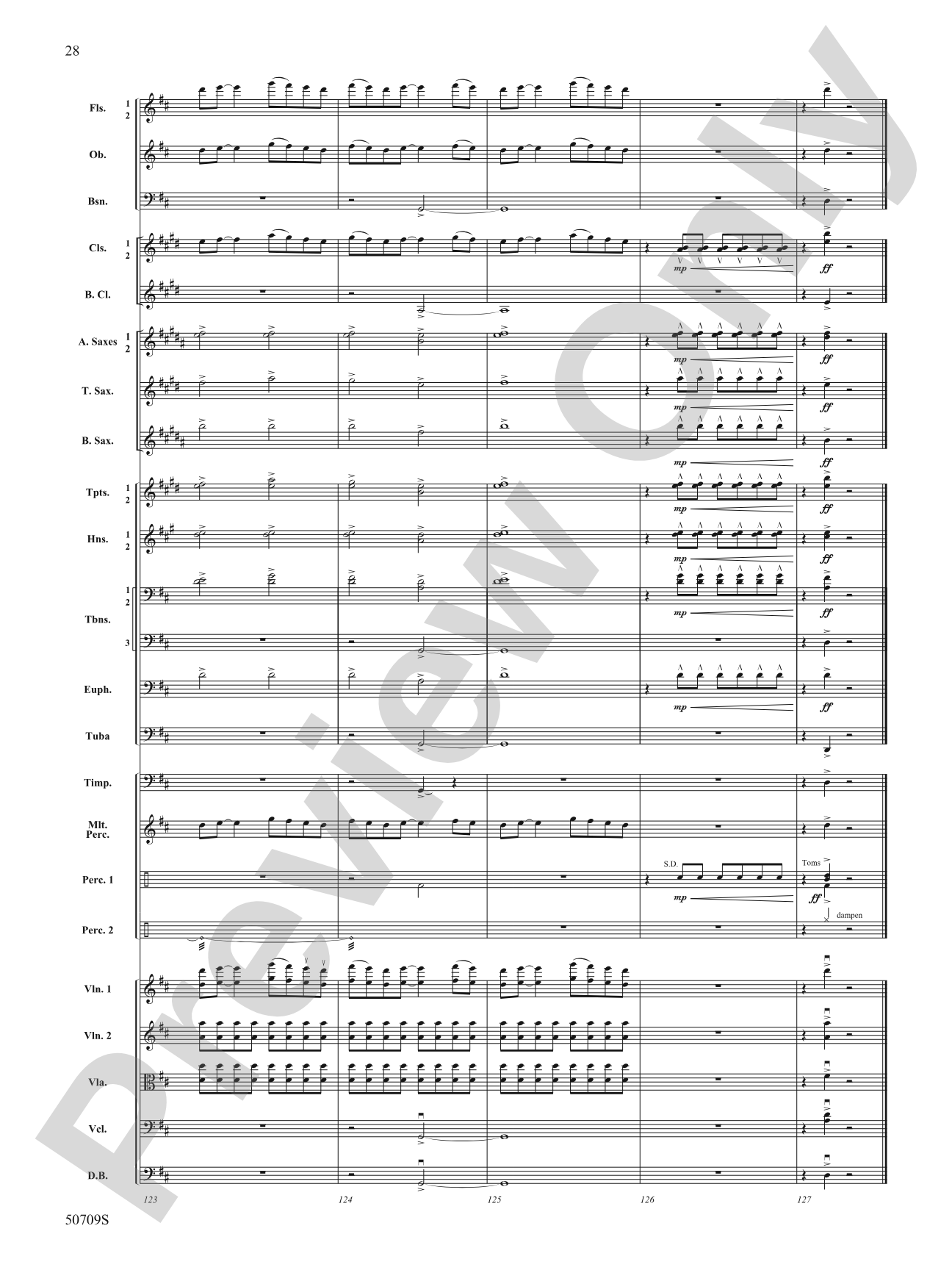 Opening Night: Full Orchestra Conductor Score & Parts