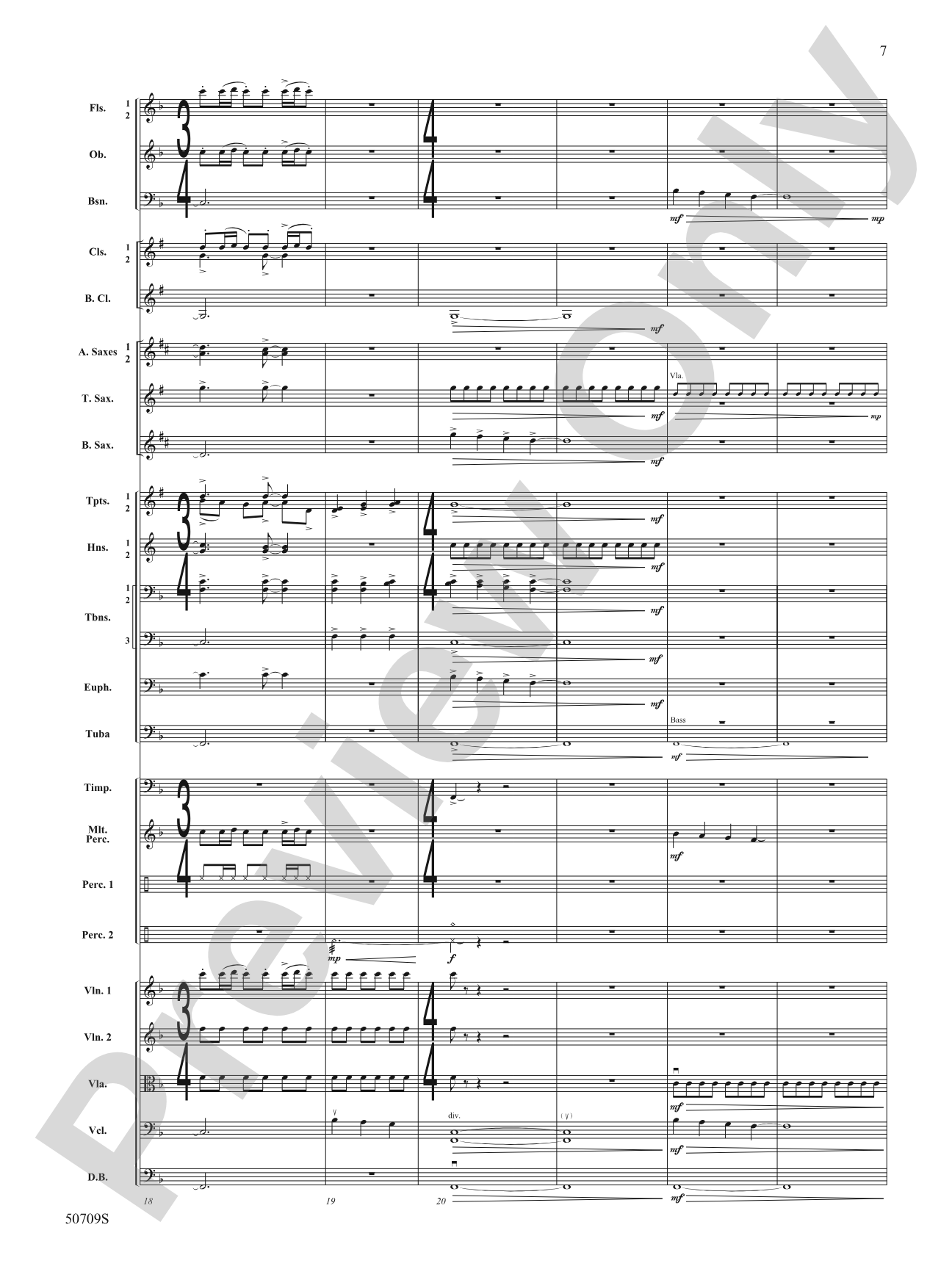 Opening Night: Full Orchestra Conductor Score & Parts